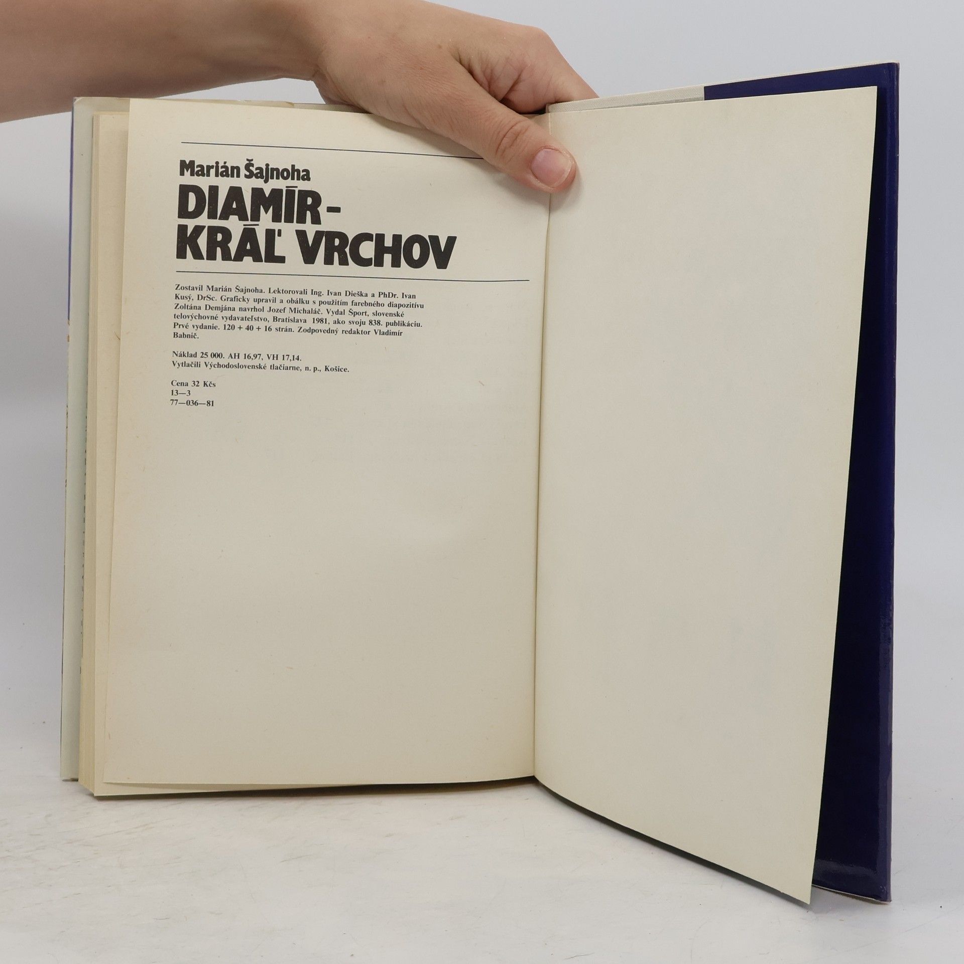 Marián Šajnoha Diamír. Kráľ vrchov