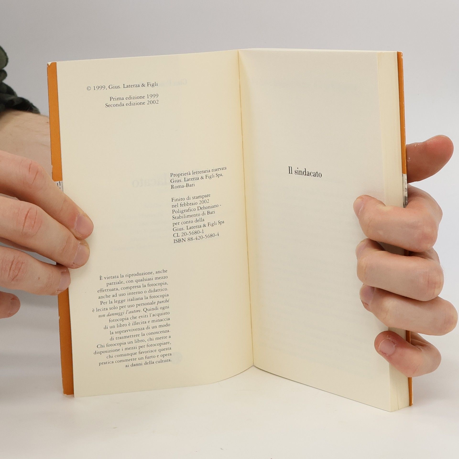Gian Primo Cella Biblioteca essenziale Laterza - 17: Il sindacato