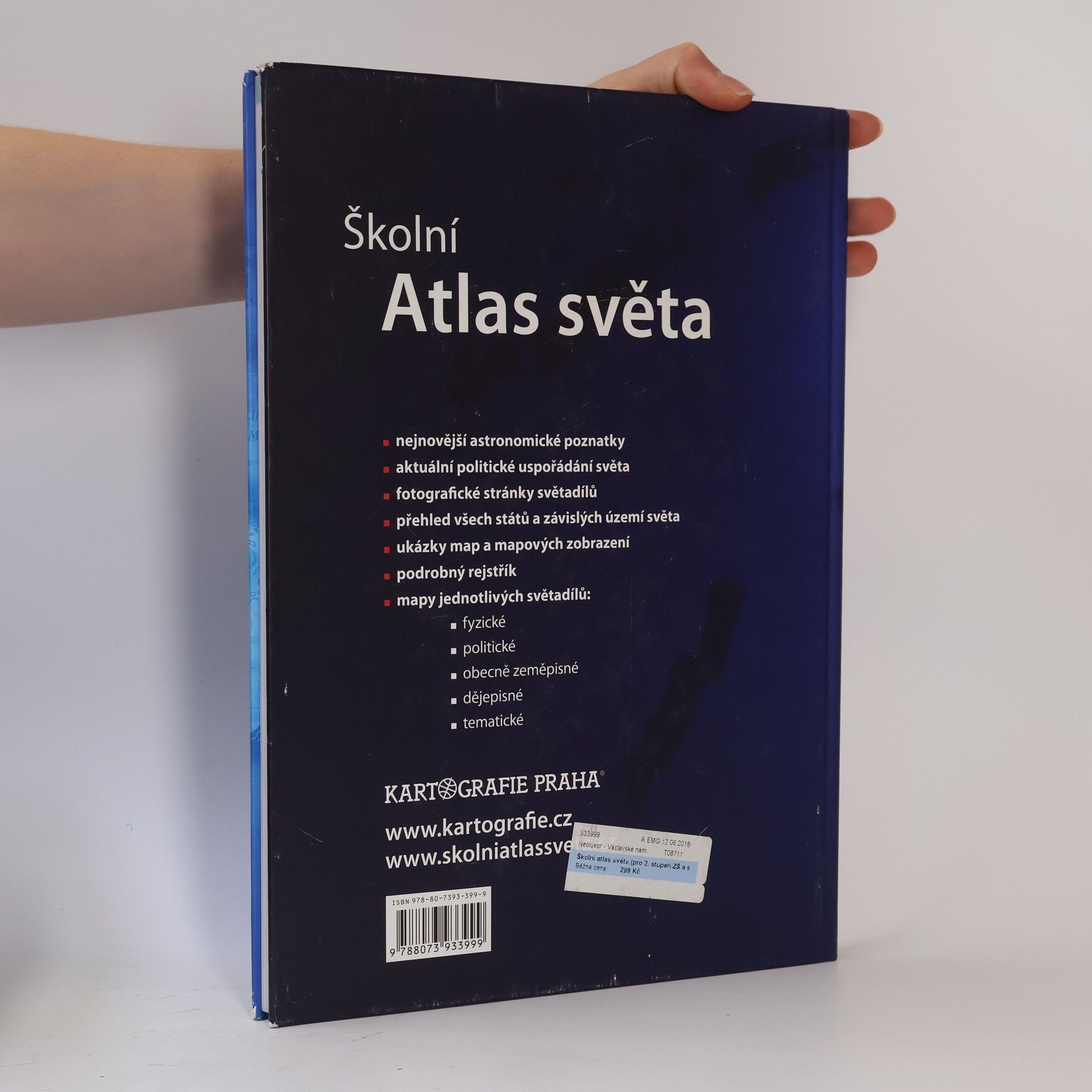 Kolektiv autorů Školní atlas světa
