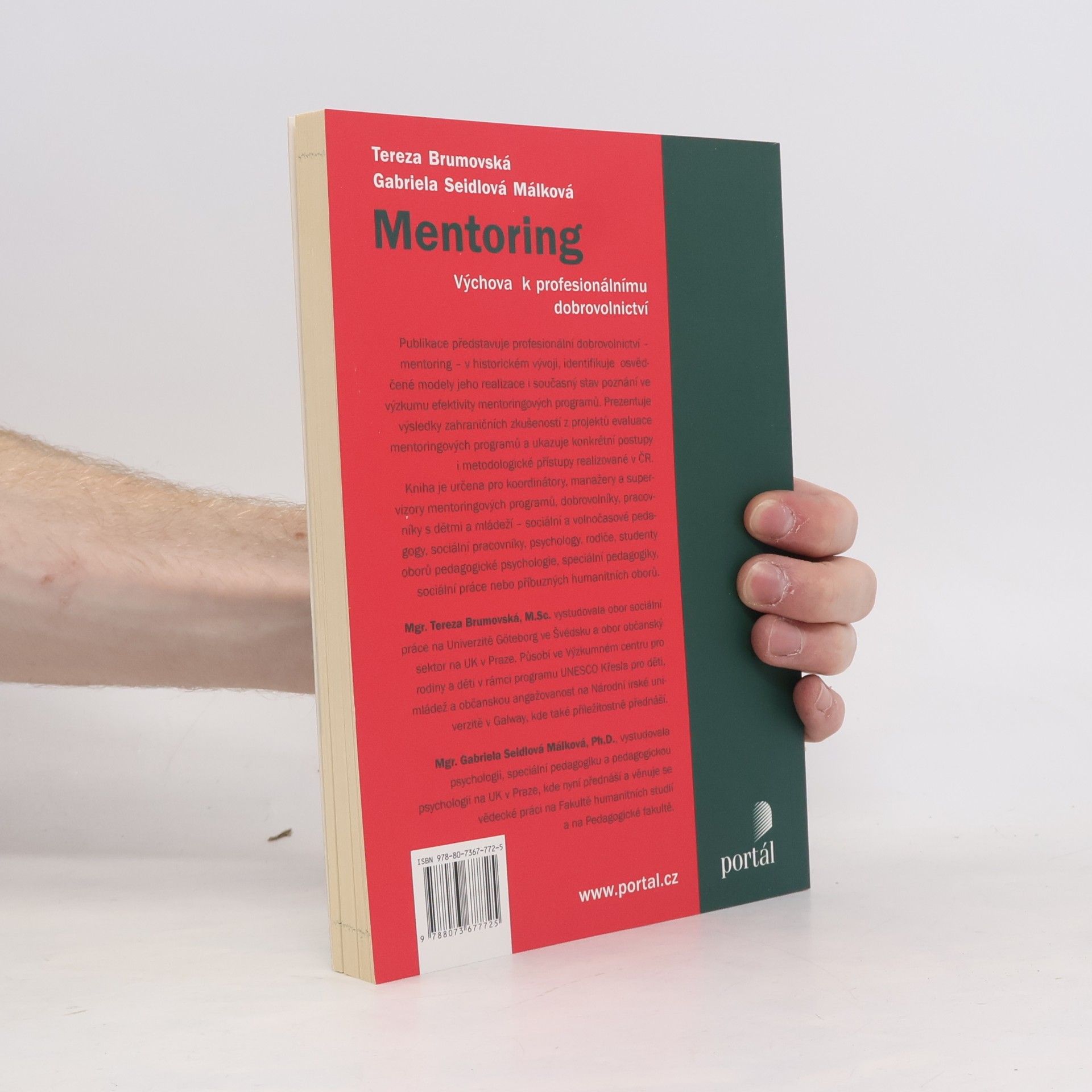Tereza Brumovská Mentoring: Výchova k profesionálnímu dobrovolnictví