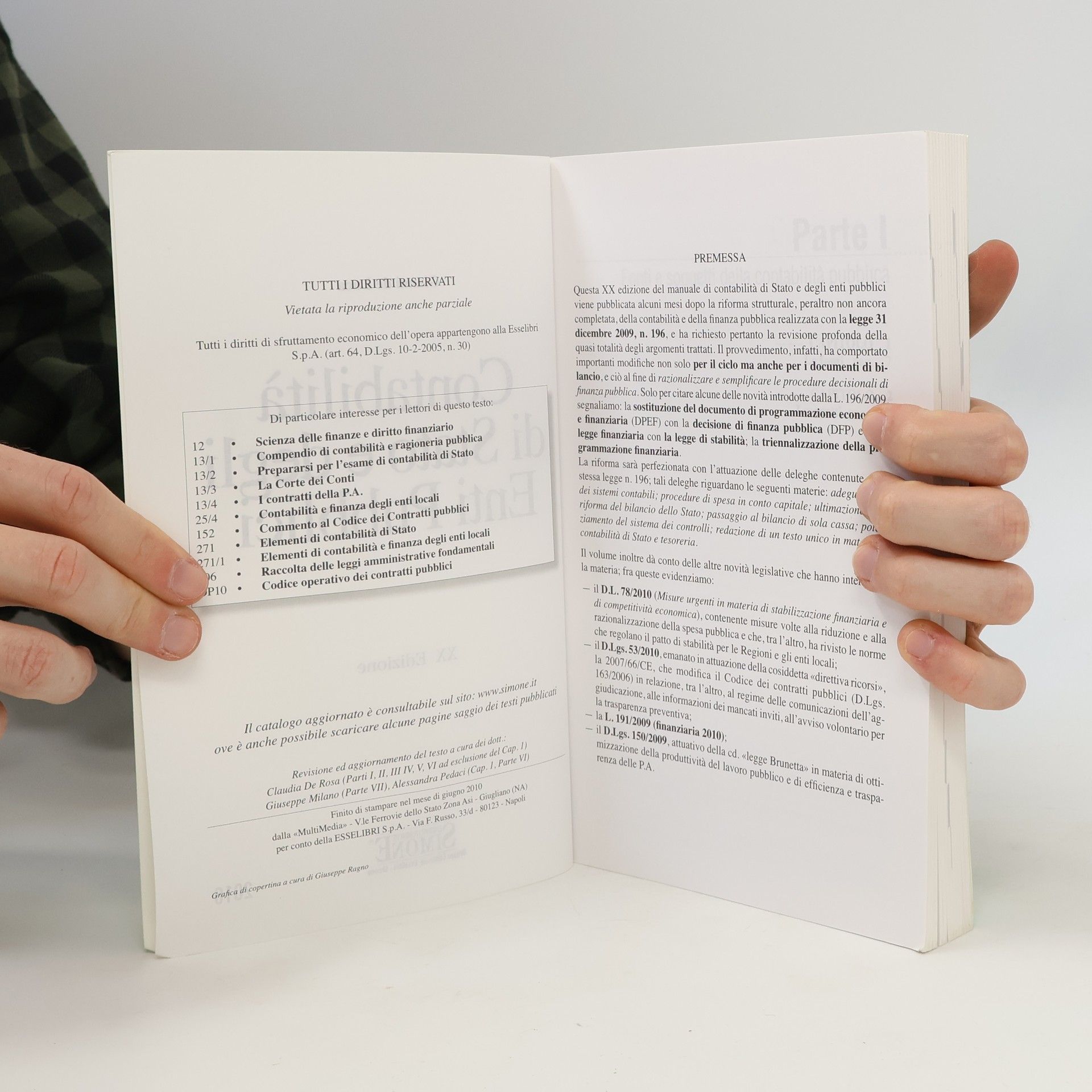 Gianni de Luca Manuali Simone - 13: Contabilità di Stato e degli Enti Pubblici
