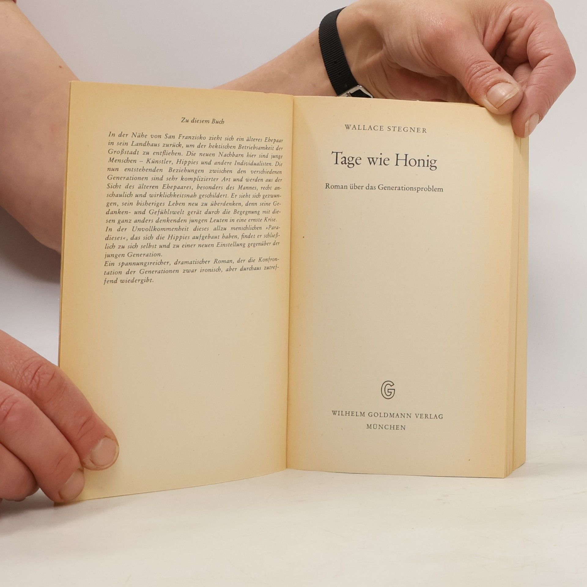 Wallace Stegner Tage wie Honig