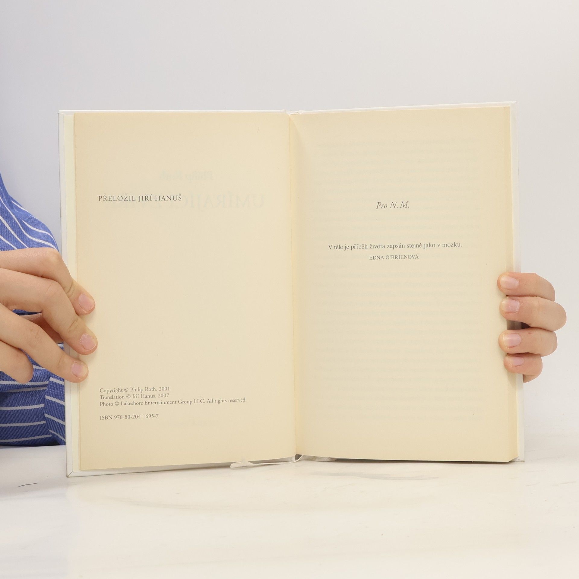 Philip Roth Umírající zvíře