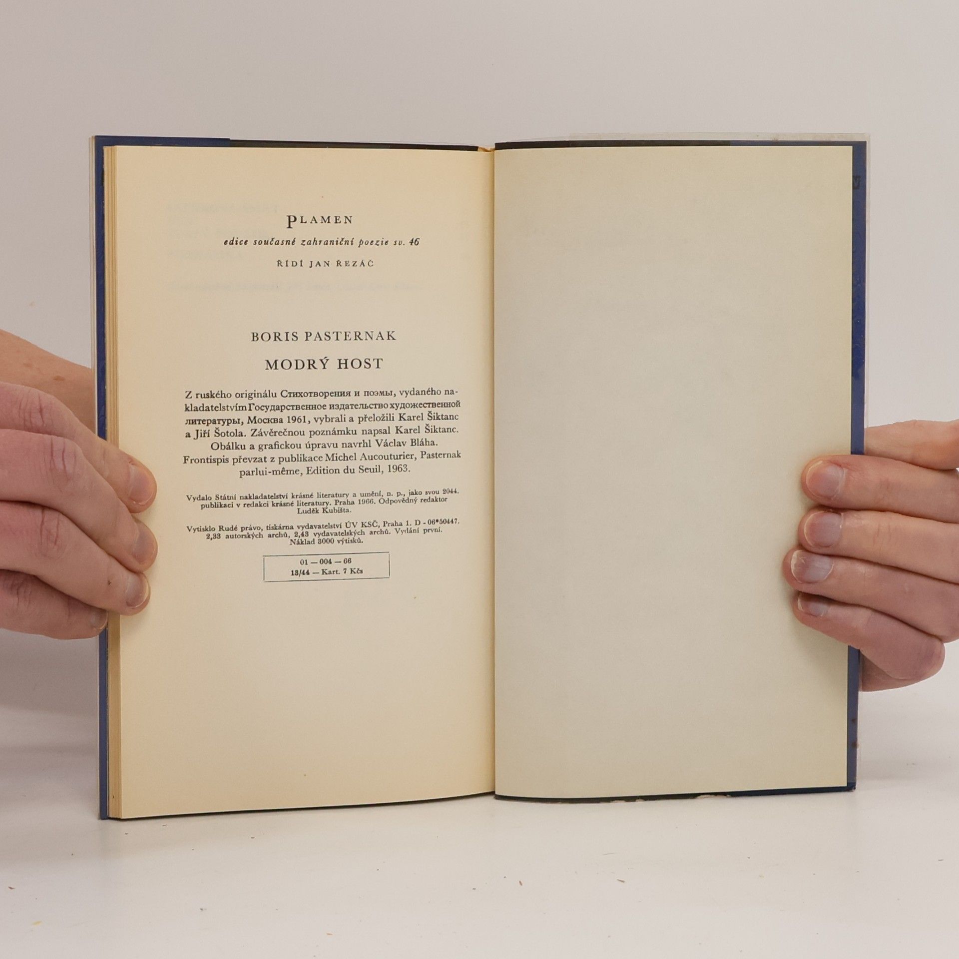Boris Leonidowitsch Pasternak Modrý host