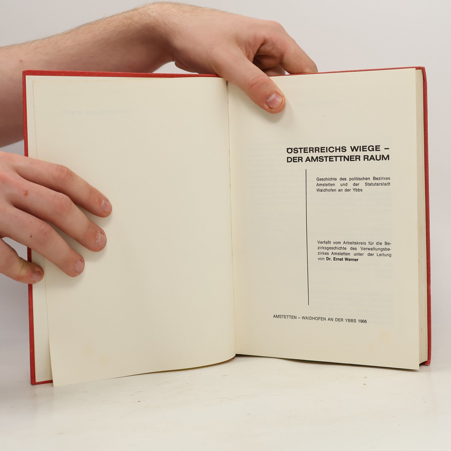 Ernst Werner Österreichs Wiege – Der Amstettner Raum