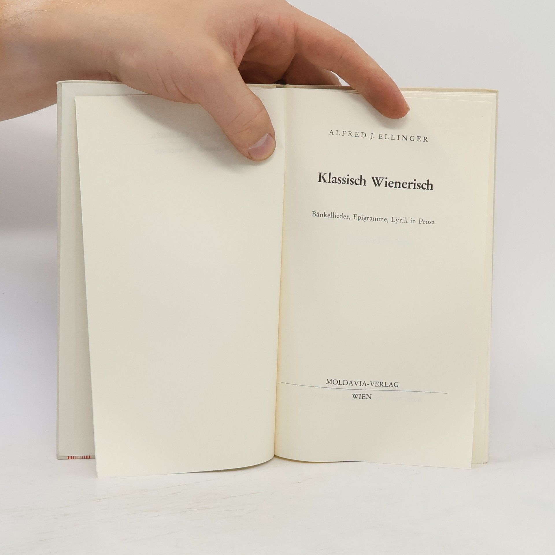 Alfred J. Ellinger Klassisch wienerisch