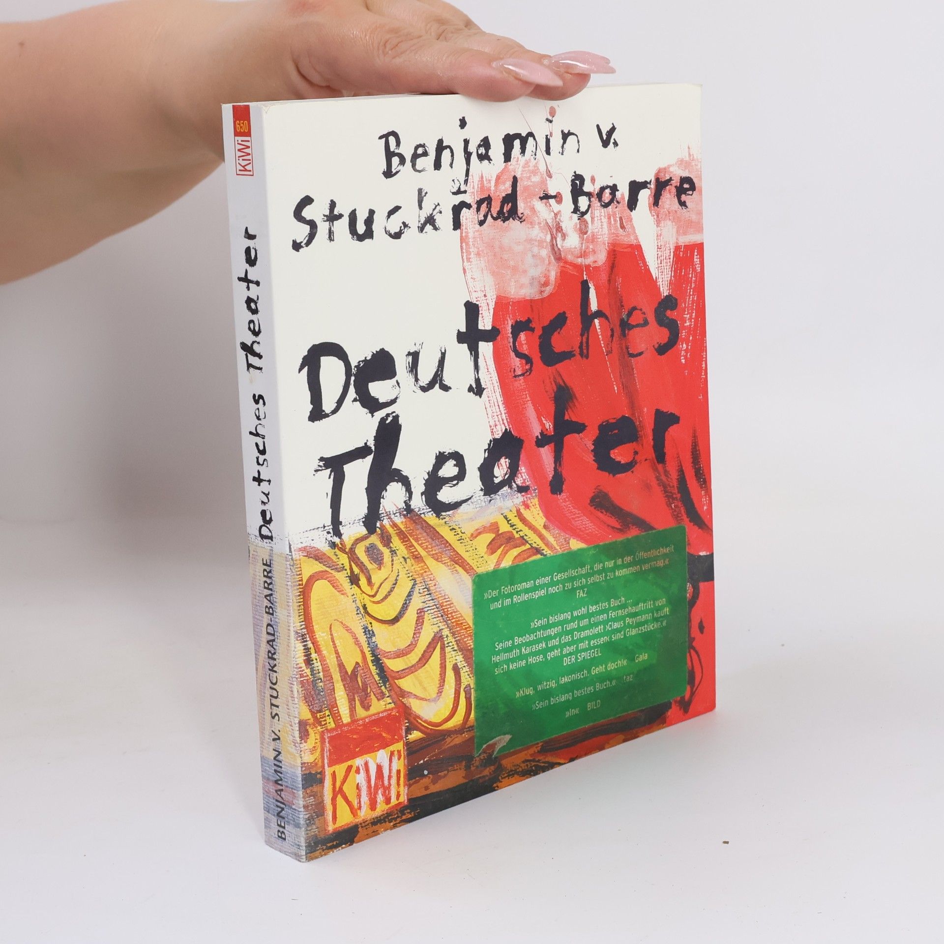 Benjamin von Stuckrad-Barre Deutsches Theater