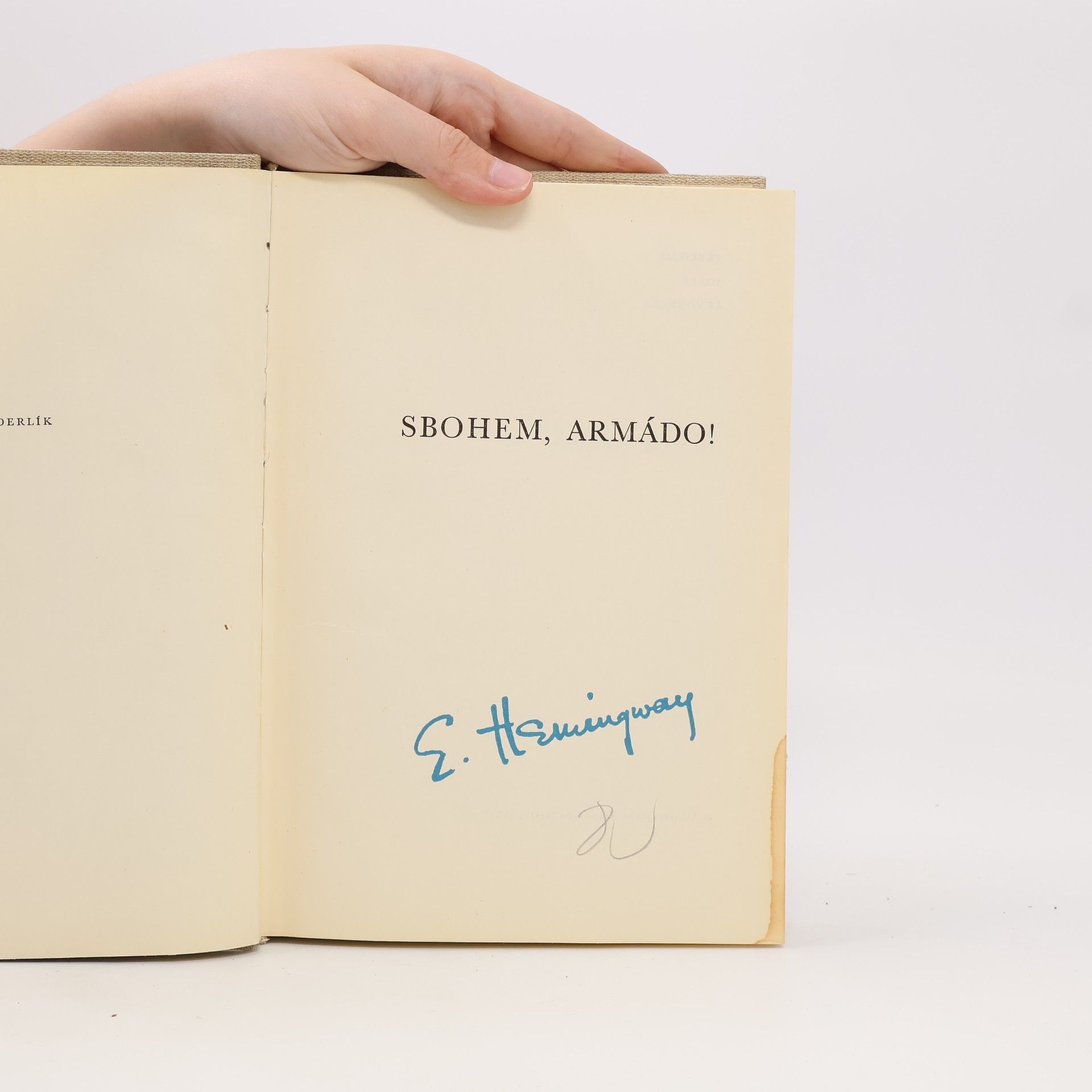 Ernest Hemingway Sbohem, armádo