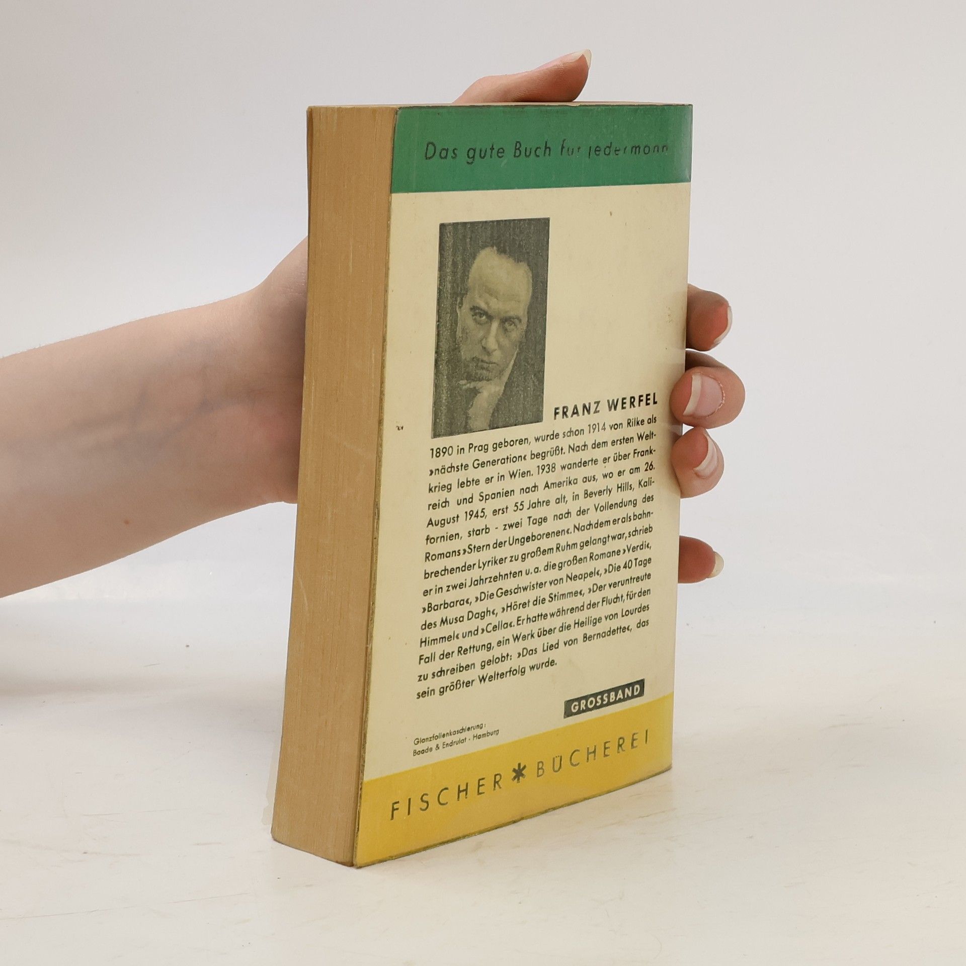 Franz Werfel Stern der Ungeborenen