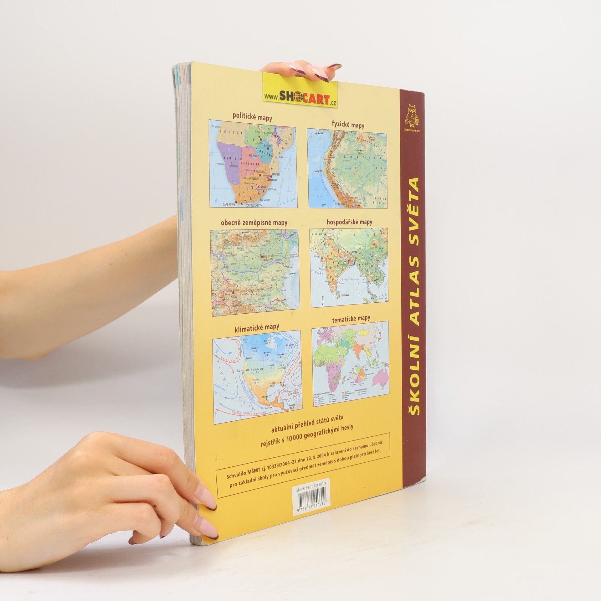 Pavla Tesaříková Školní atlas světa