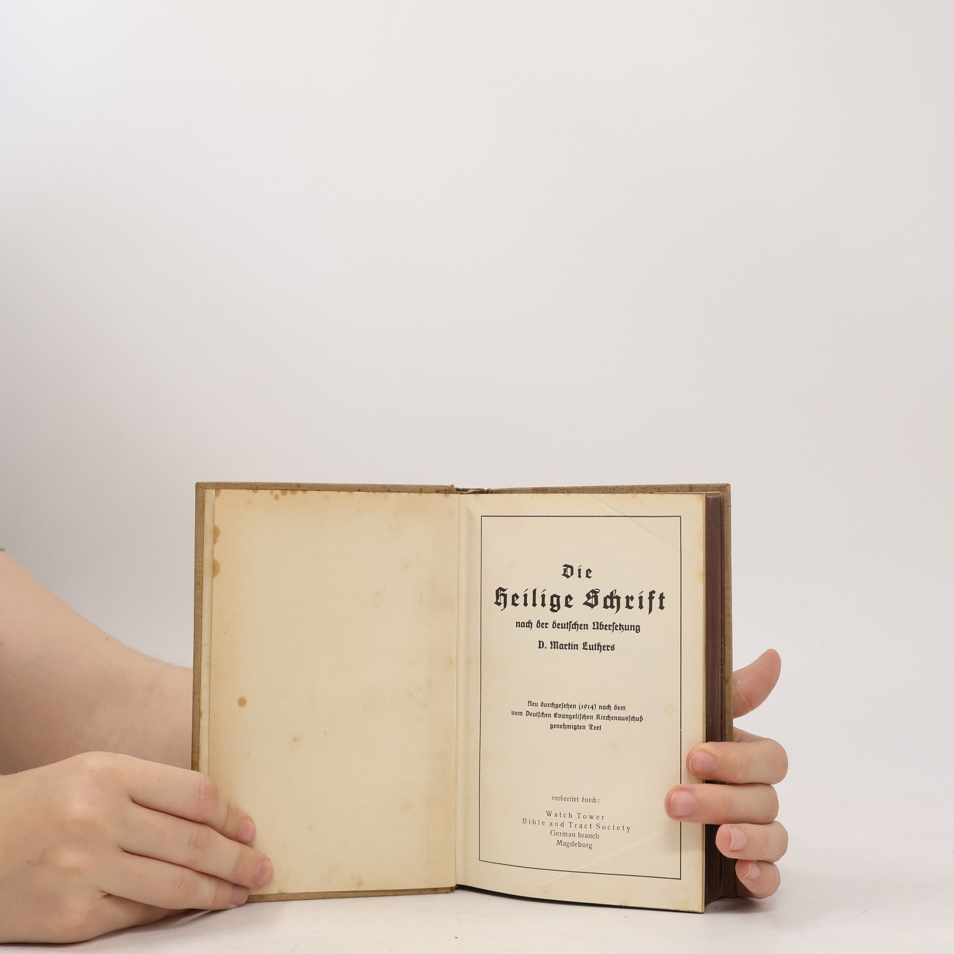 Martin Luther Die Heilige Schrift nach der Deutschen Übersetzung D. Martin Luthers