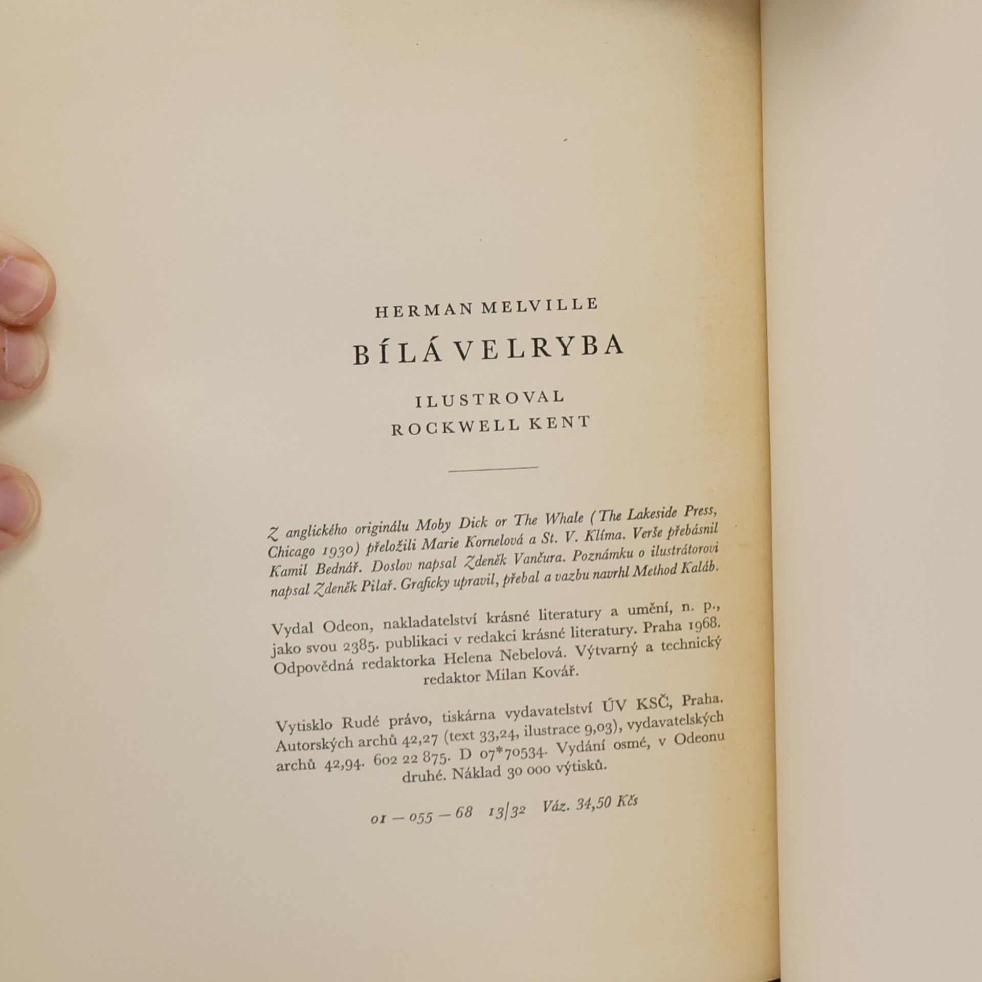 Herman Melville Bílá velryba