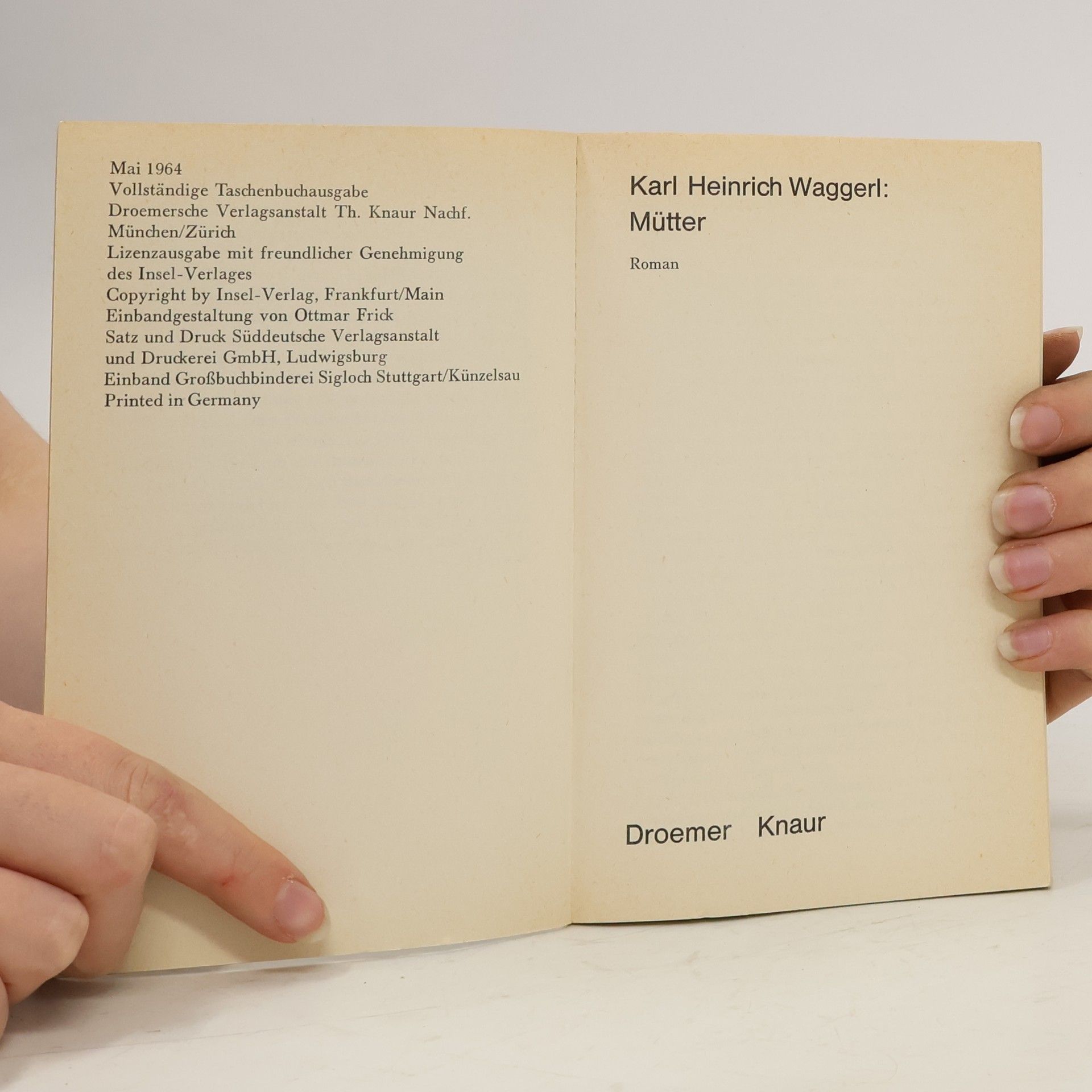 Karl Heinrich Waggerl Mütter