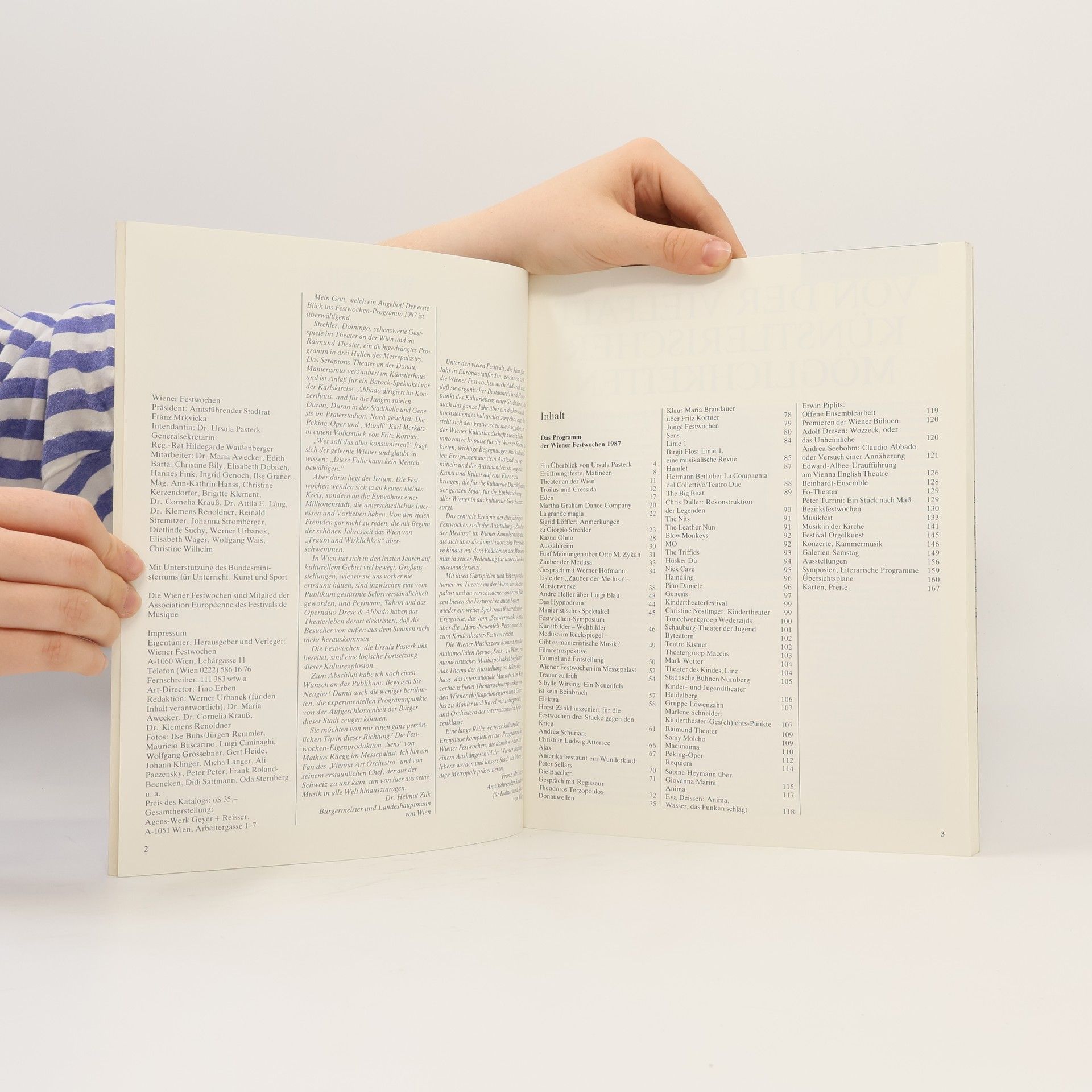 Autores varios Wiener Festwochen 1987