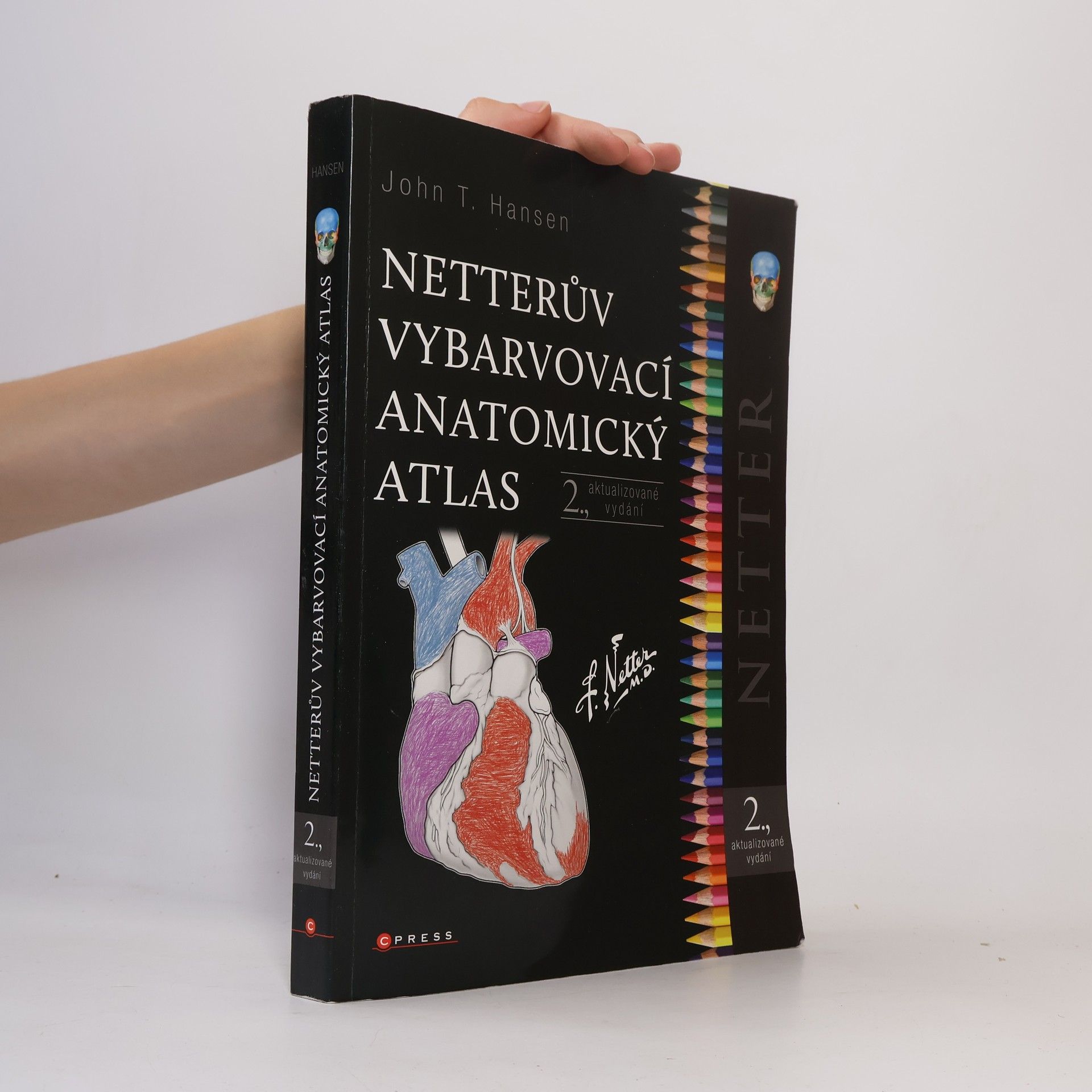 John T. Hansen Netterův vybarvovací anatomický atlas
