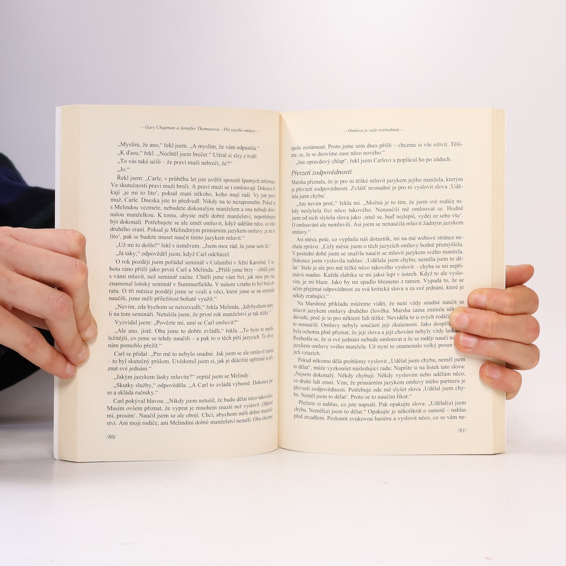 Gary Chapman Pět jazyků omluvy