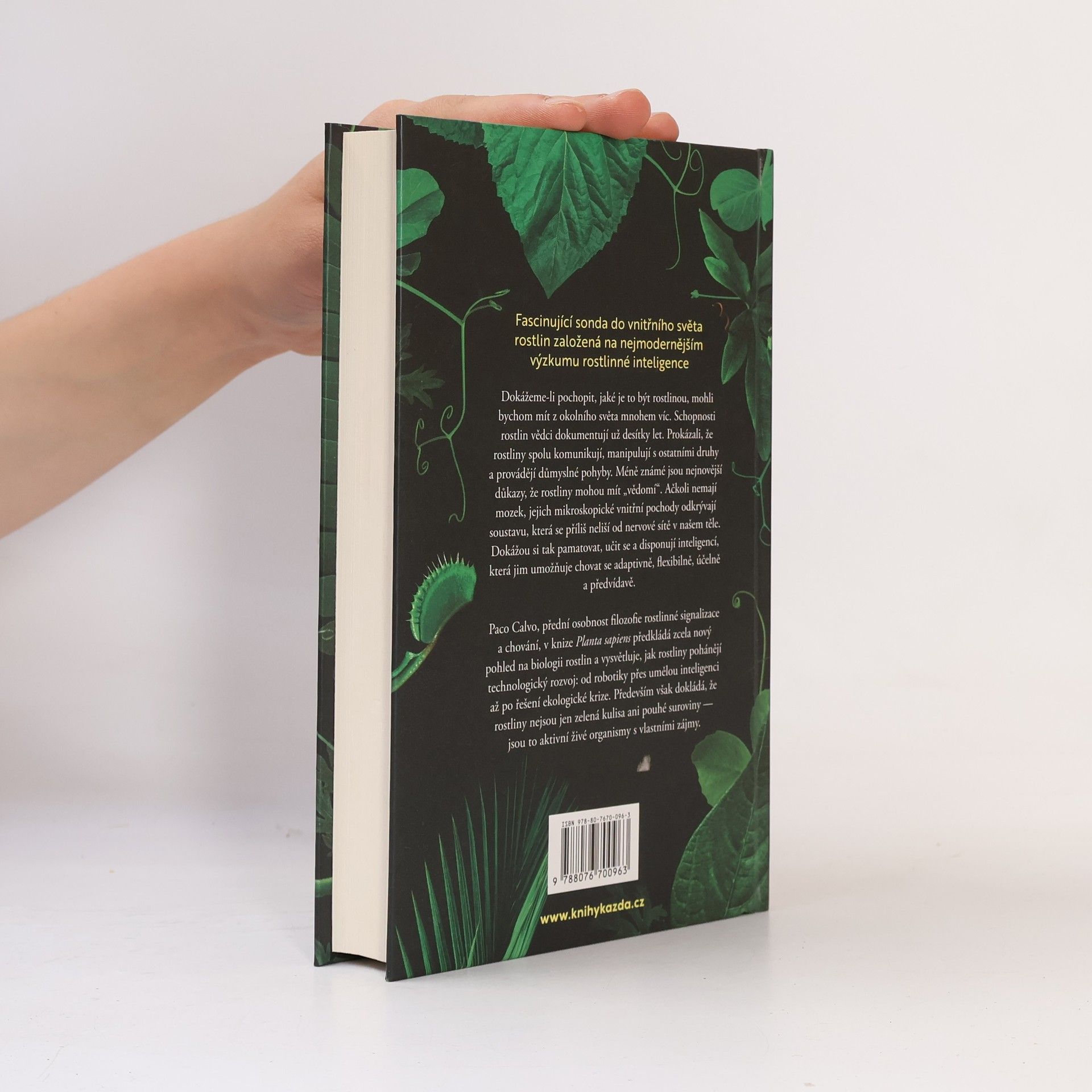 Paco Calvo Planta sapiens: o inteligenci rostlin
