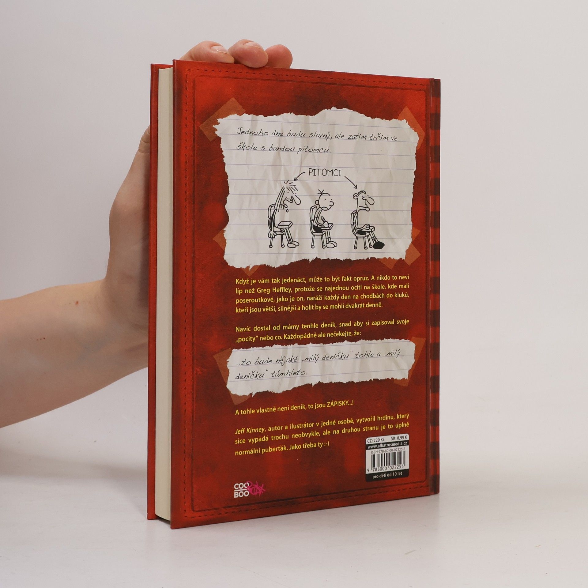 Jeff Kinney Deník malého poseroutky 1