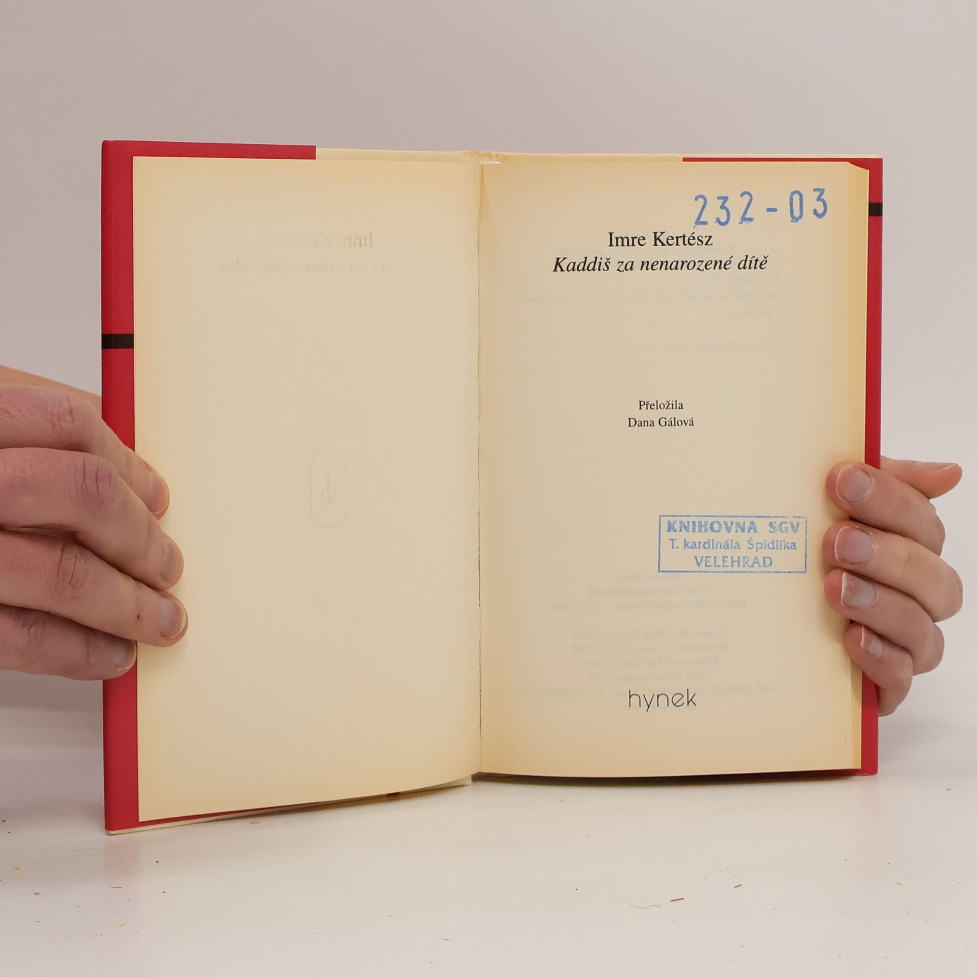 Imre Kertész Kaddiš za nenarozené dítě