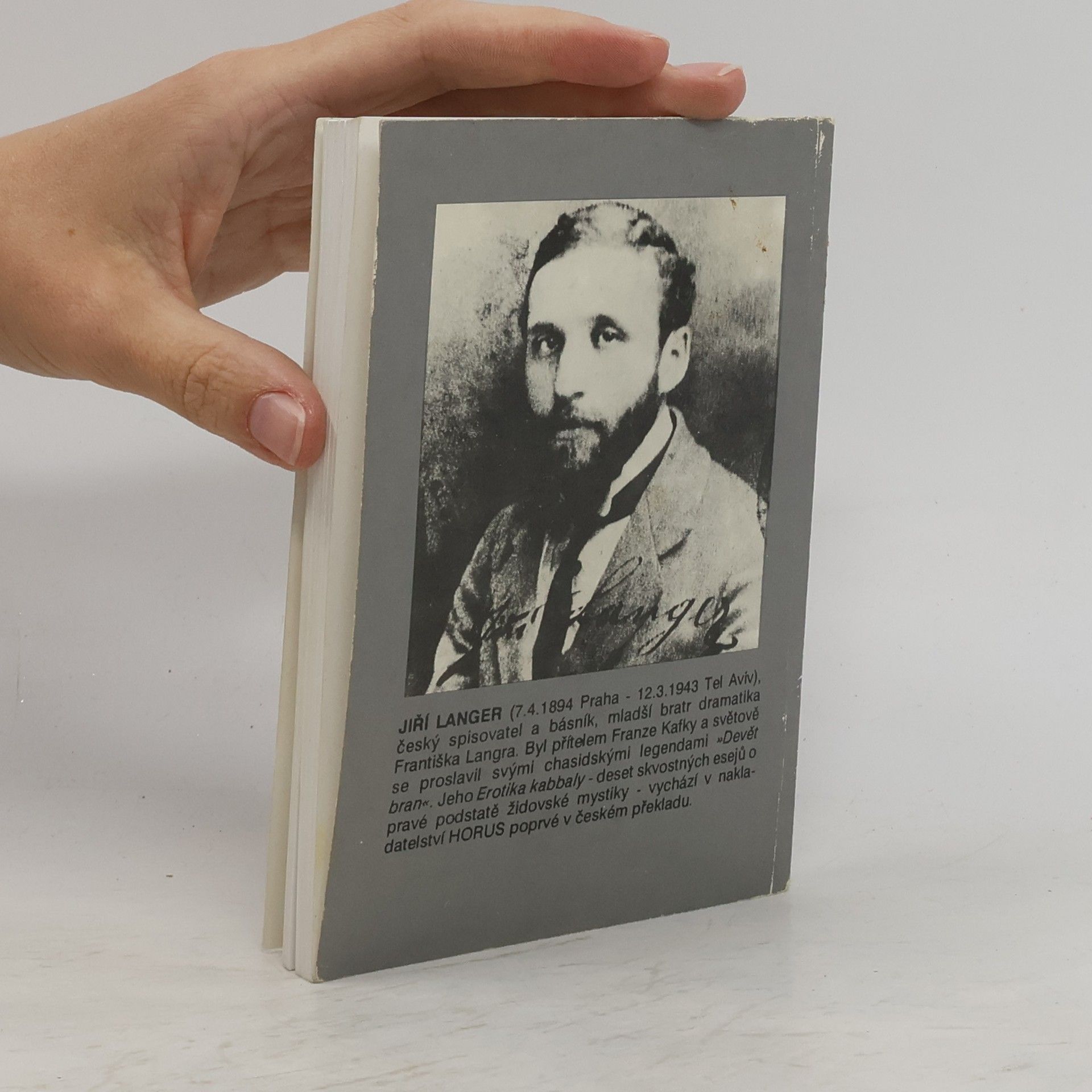 Jiří Mordechai Langer Erotika kabbaly