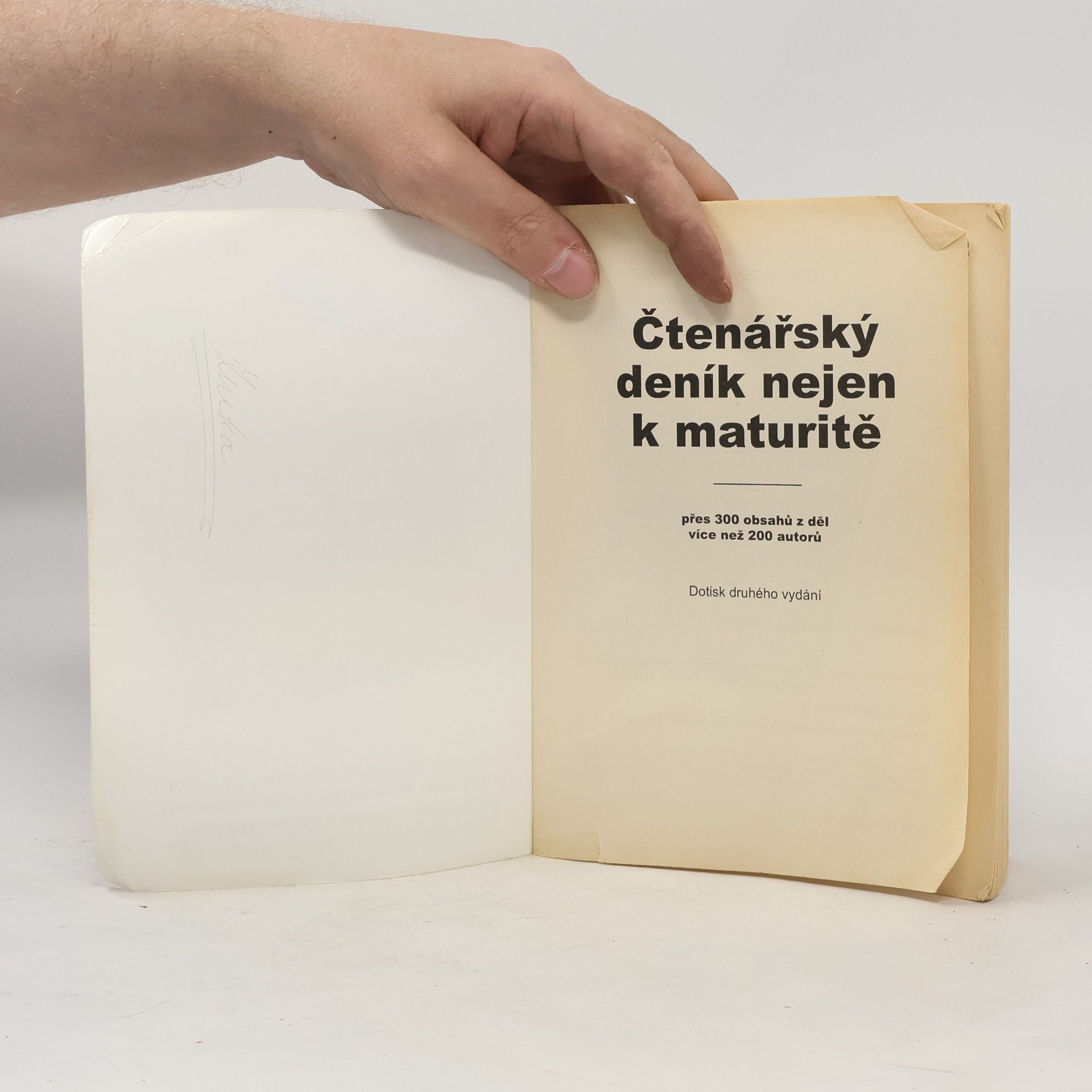 Kolektiv autorů Čtenářský deník nejen k maturitě