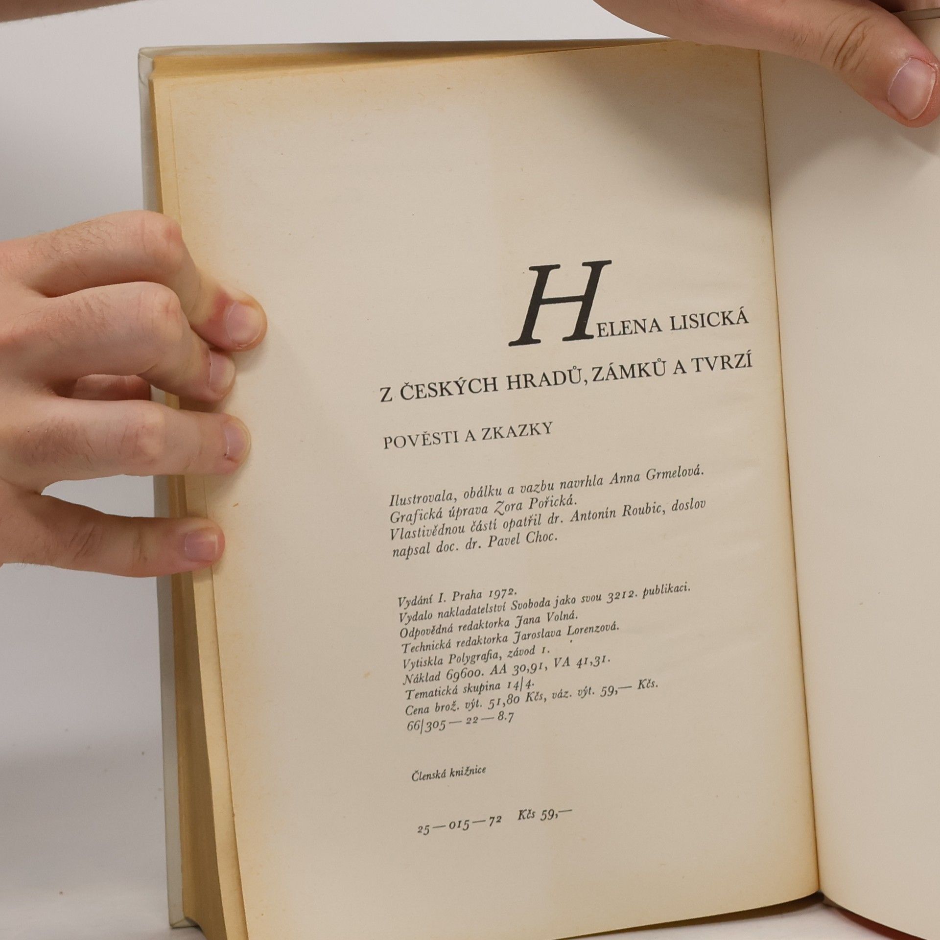 Helena Lisická Z českých hradů, zámků a tvrzí
