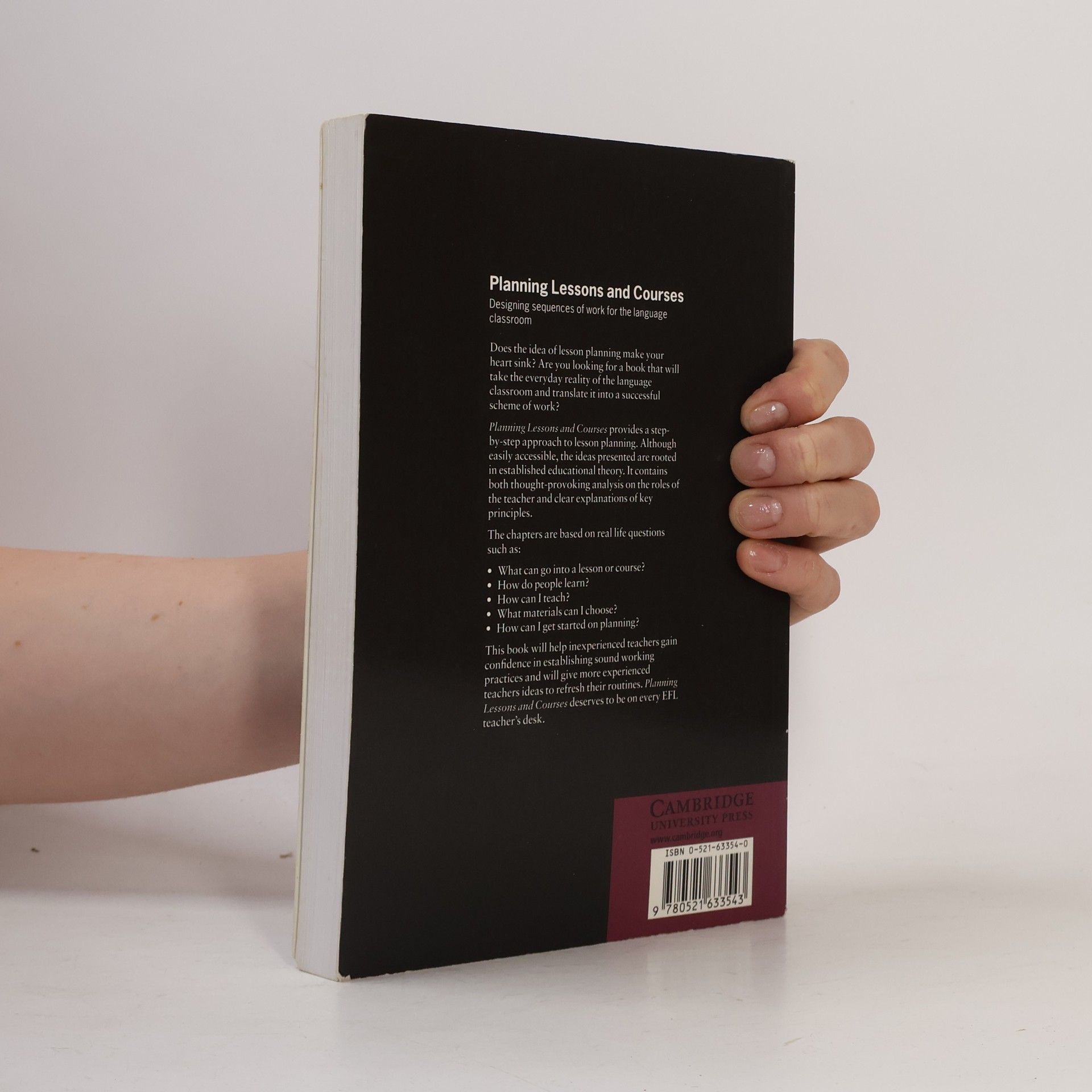 Tessa Woodward Planning Lessons and Courses: Designing Sequences of Work for the Language Classroom