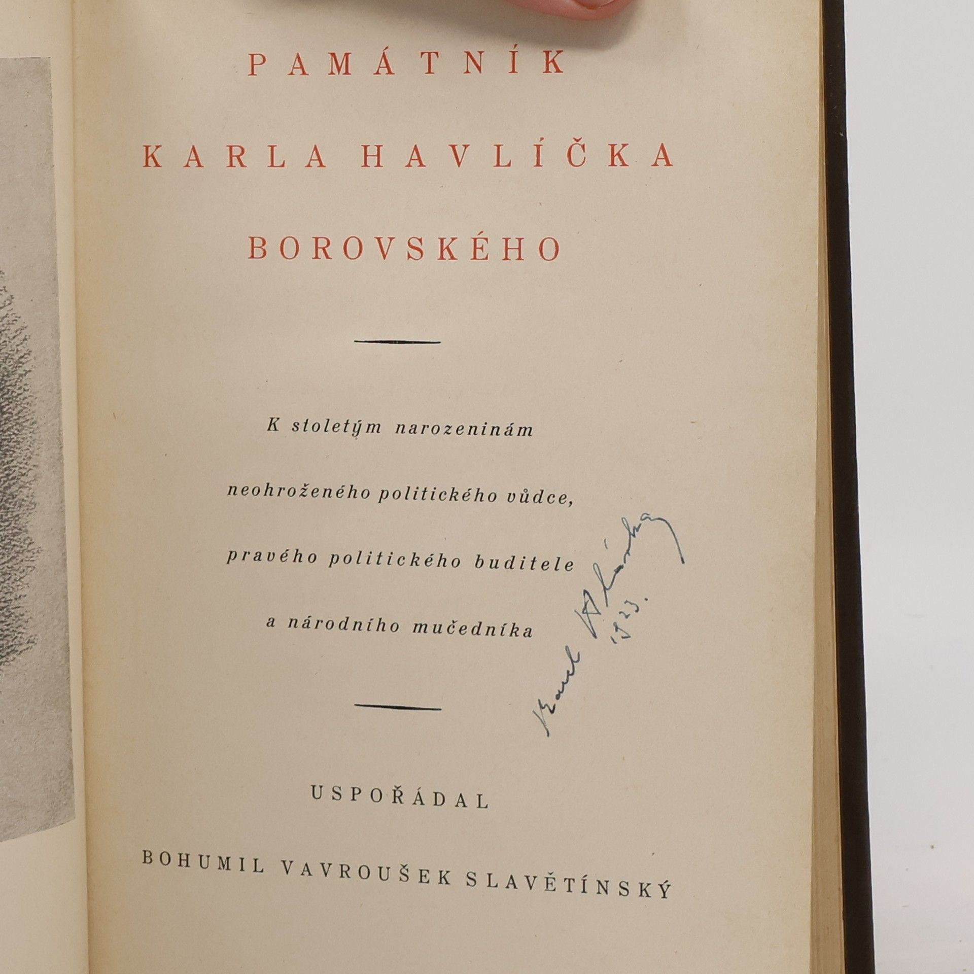 Bohumil Vavroušek Památník Karla Havlíčka Borovského