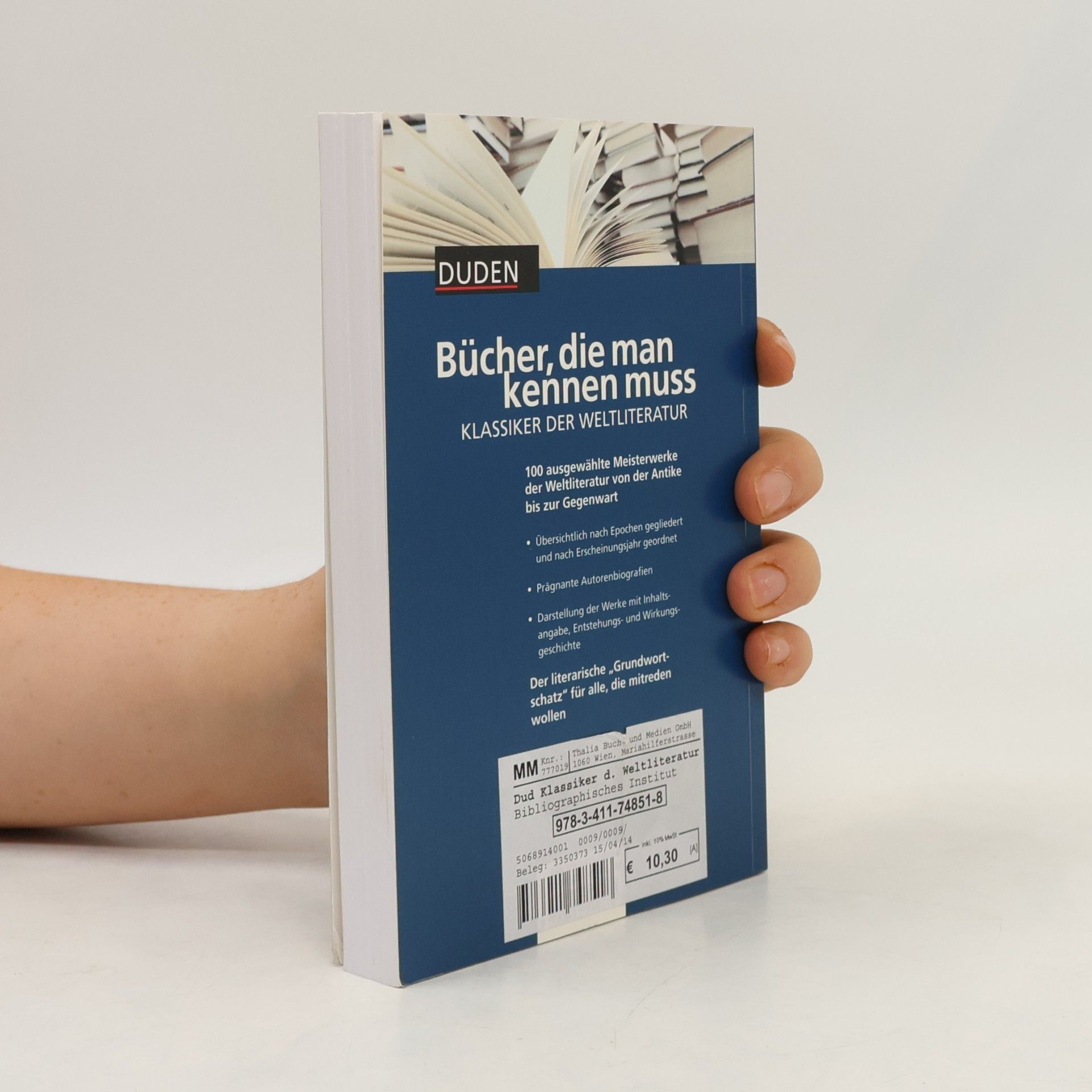 Heike Pfersdorff Duden, Bücher, die man kennen muss - Klassiker der Weltliteratur