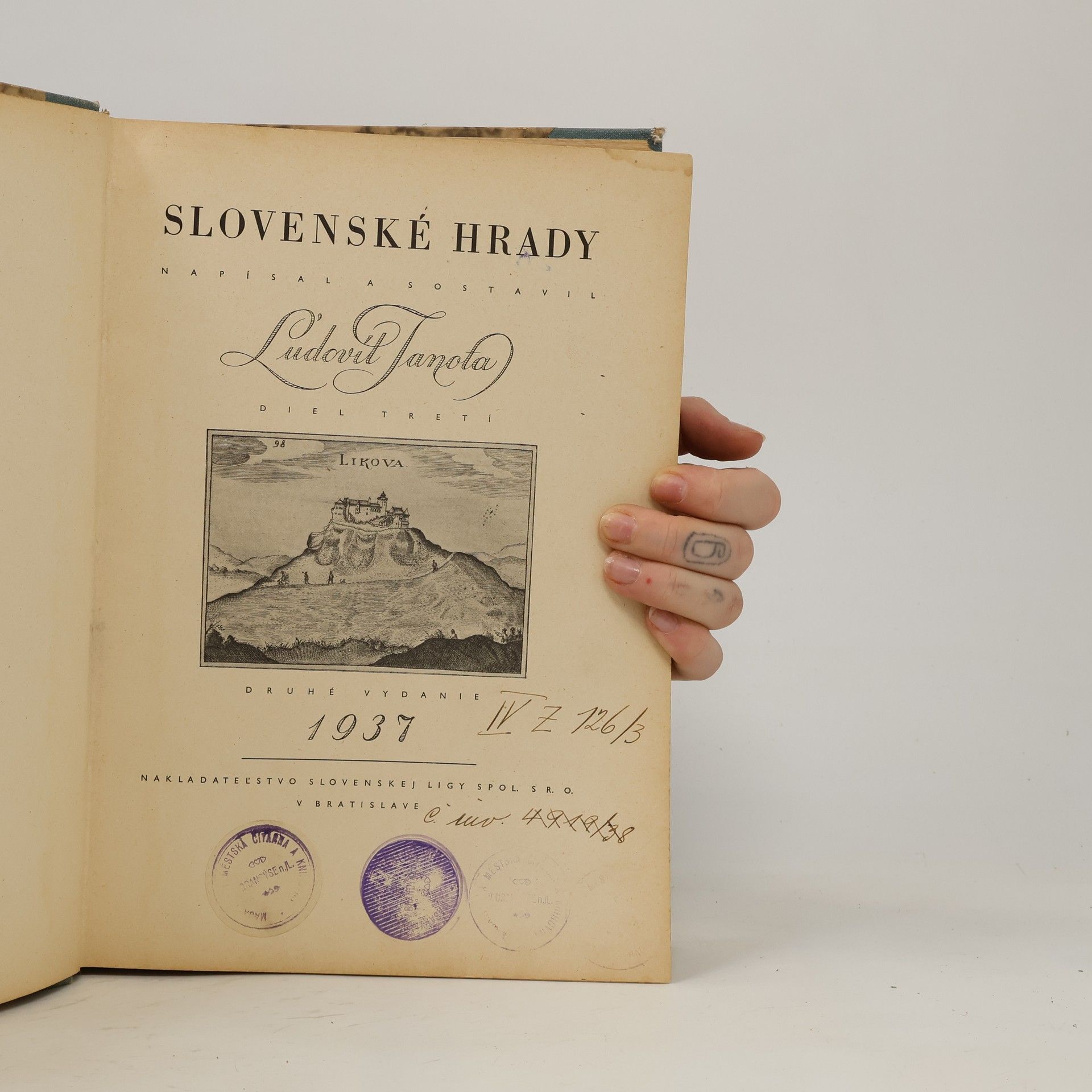 Ľudovít Janota Slovenské hrady 3