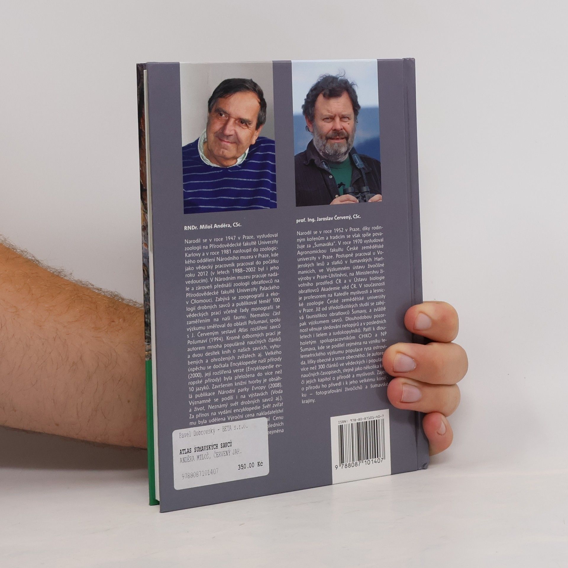 Miloš Anděra Atlas šumavských savců