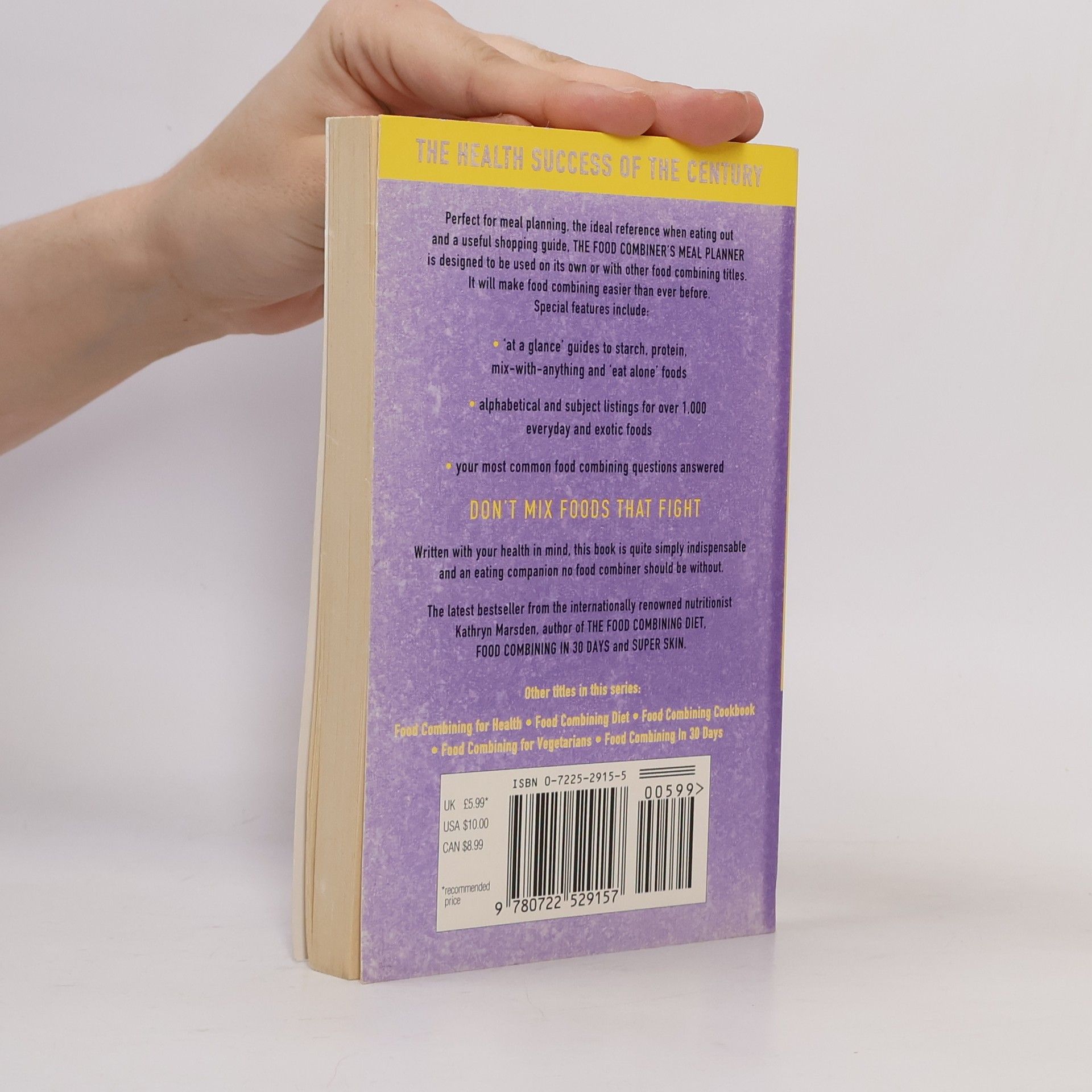 Kathryn Marsden The Food Combiner's Meal Planner