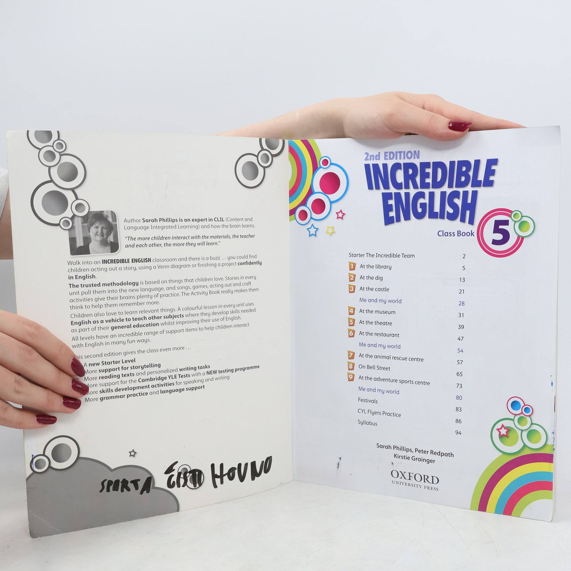 Sarah Phillips Incredible English 5. 2nd edition