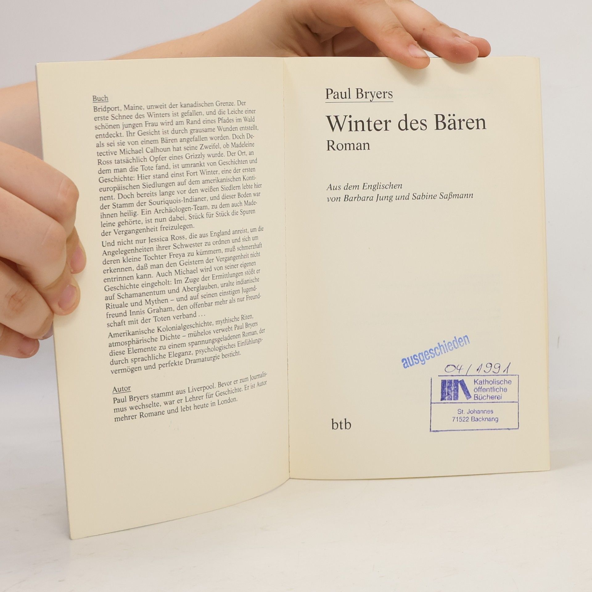 Paul Bryers Winter des Bären