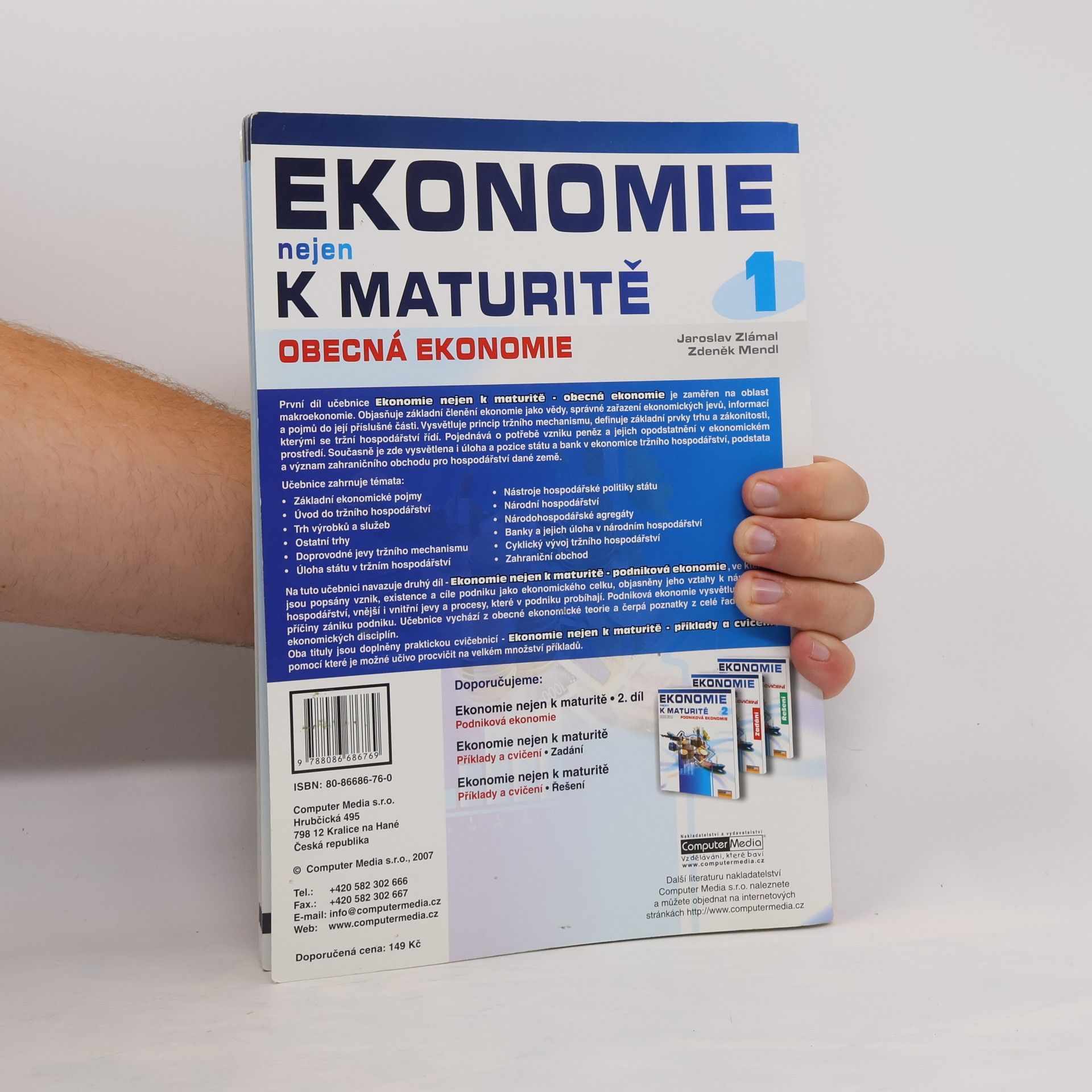 Jaroslav Zlámal Ekonomie nejen k maturitě. 1. díl, Obecná ekonomie