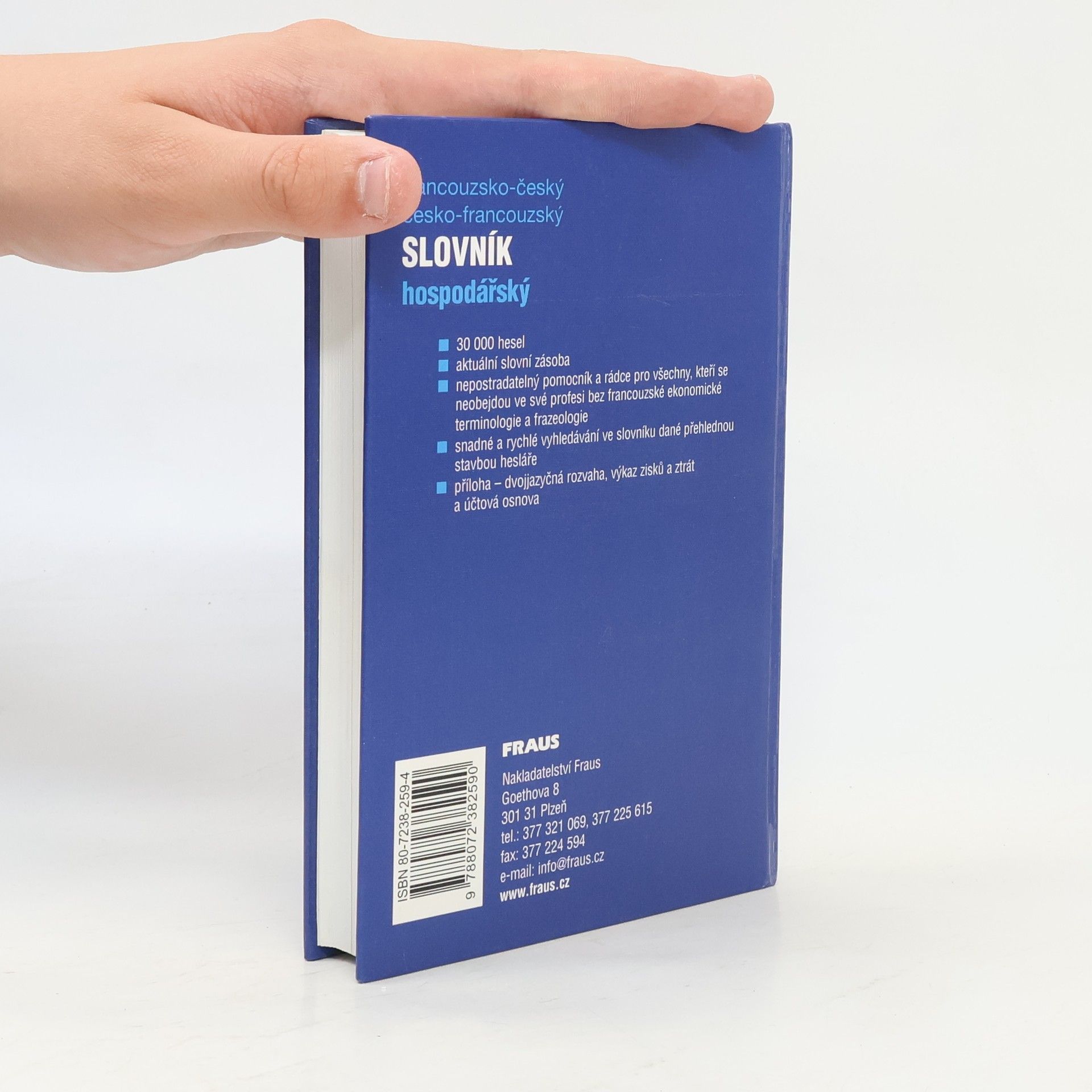 Zora Kidlesová Francouzsko-český a česko-francouzský hospodářský slovník = Dictionnaire économique français-tchèque, tchèque-français