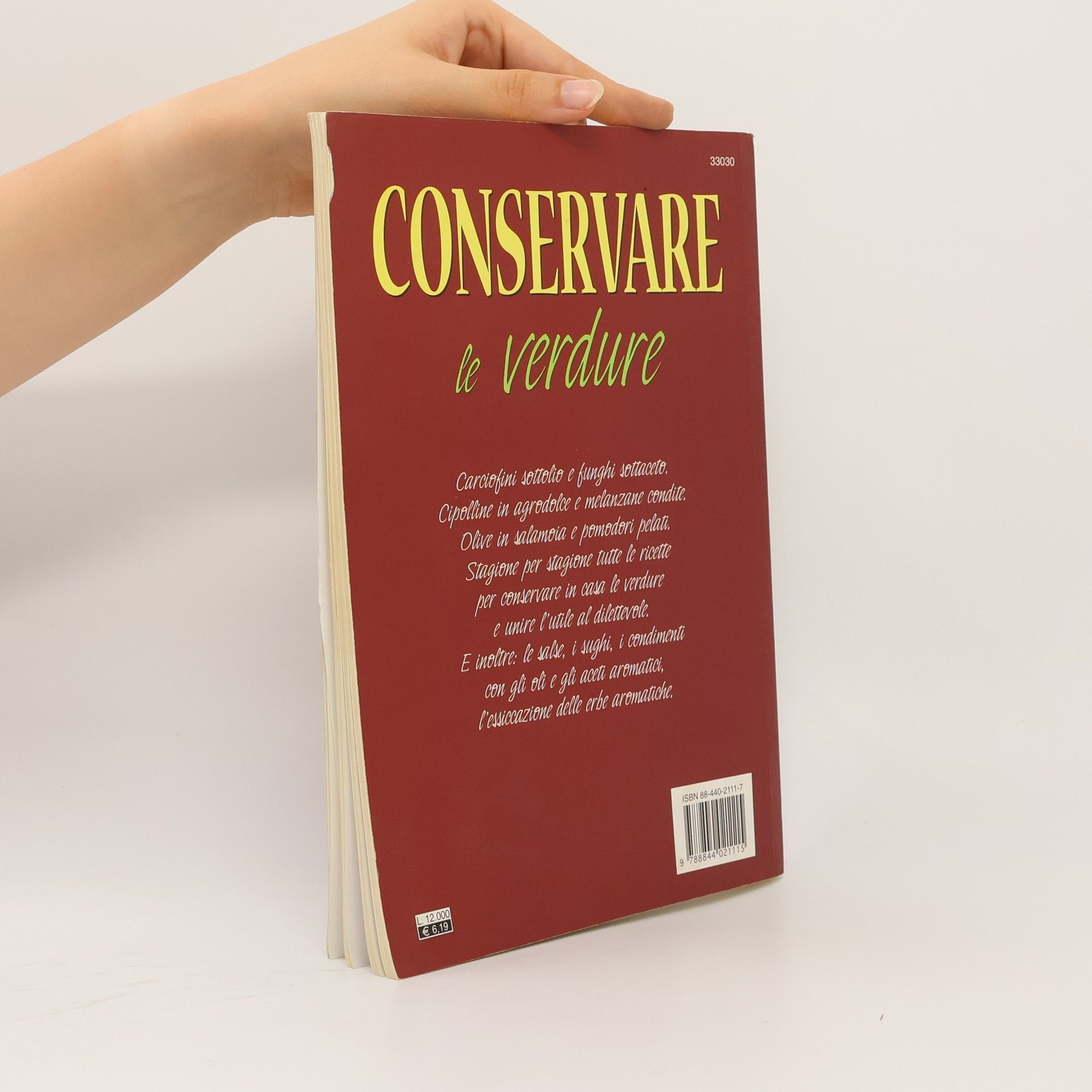 Conservare le verdure