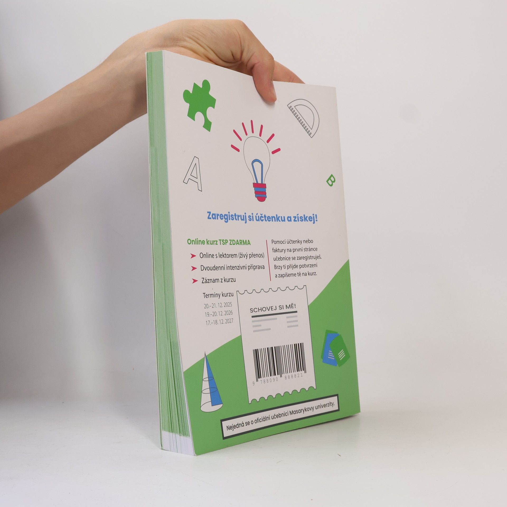 Matěj Vitouch Testy studijních předpokladů : příprava na přijímací zkoušky TSP Masarykovy univerzity