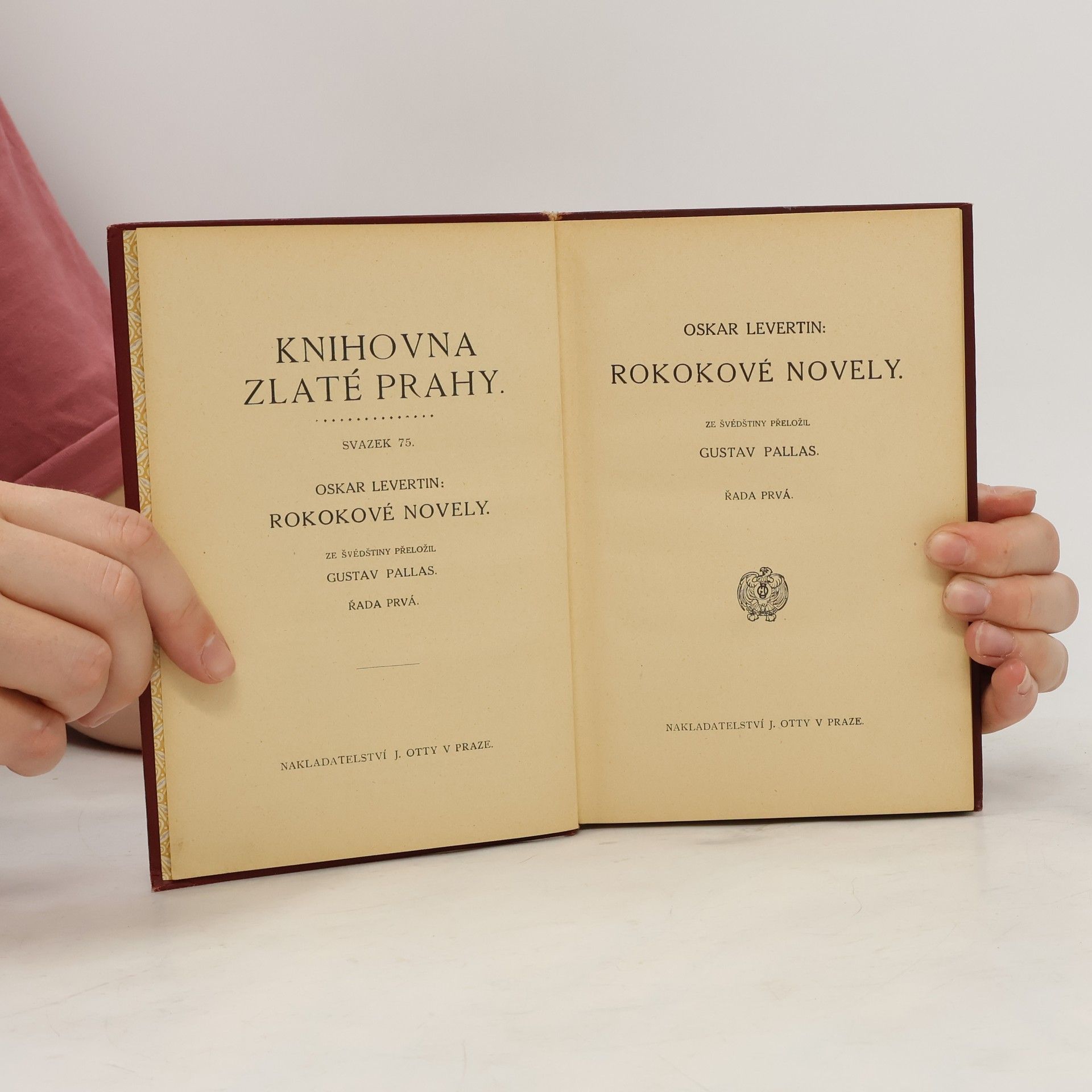 Gustav Pallas Rokokové novely