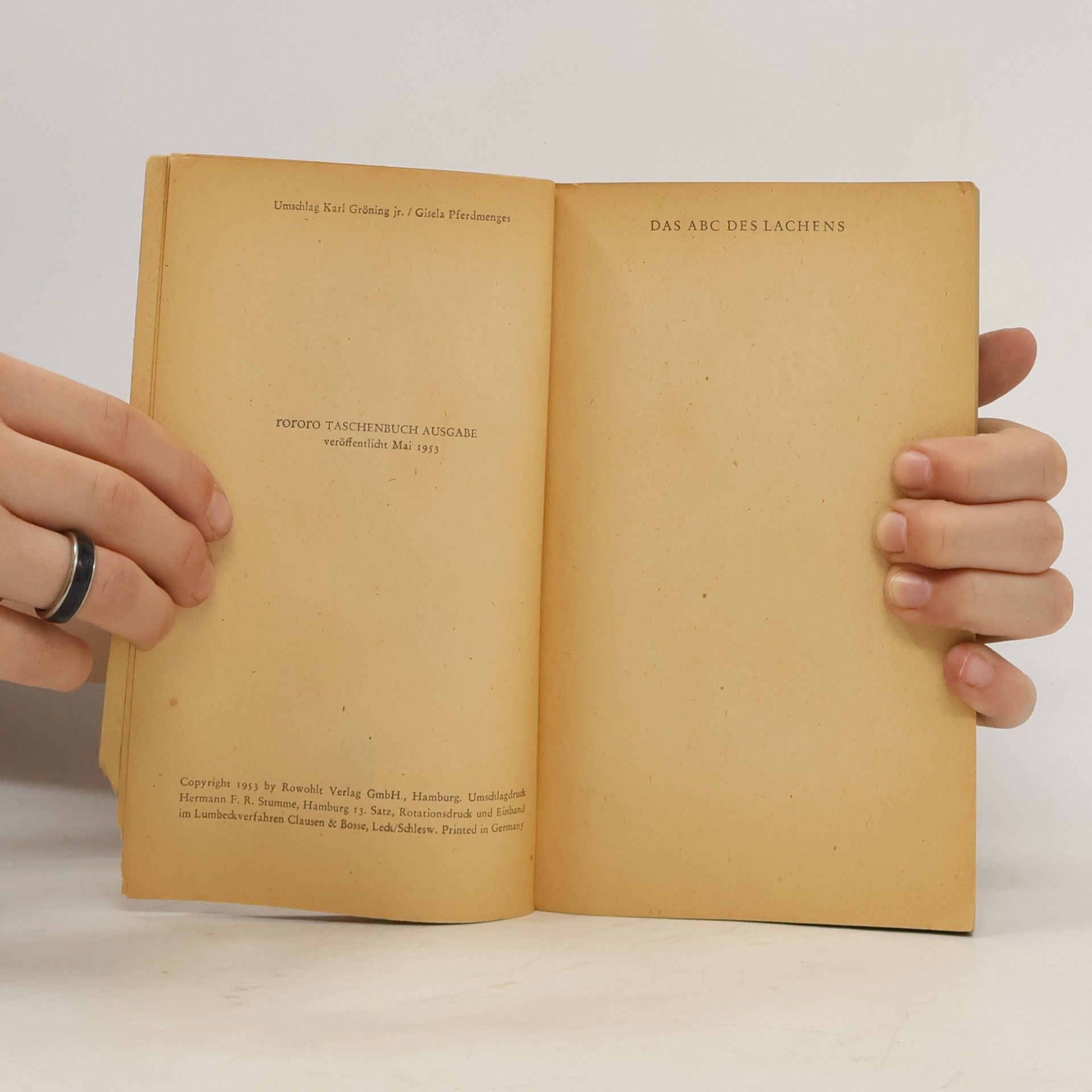 Sigismund V. Radecki Das ABC des Lachens