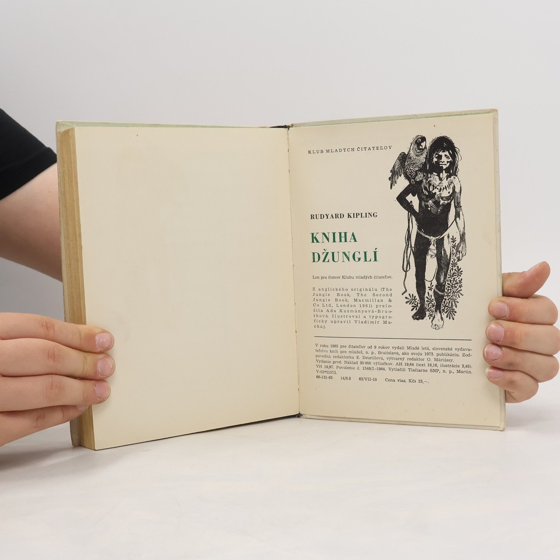 Rudyard Kipling Kniha džunglí (I-II) (1 svazek)