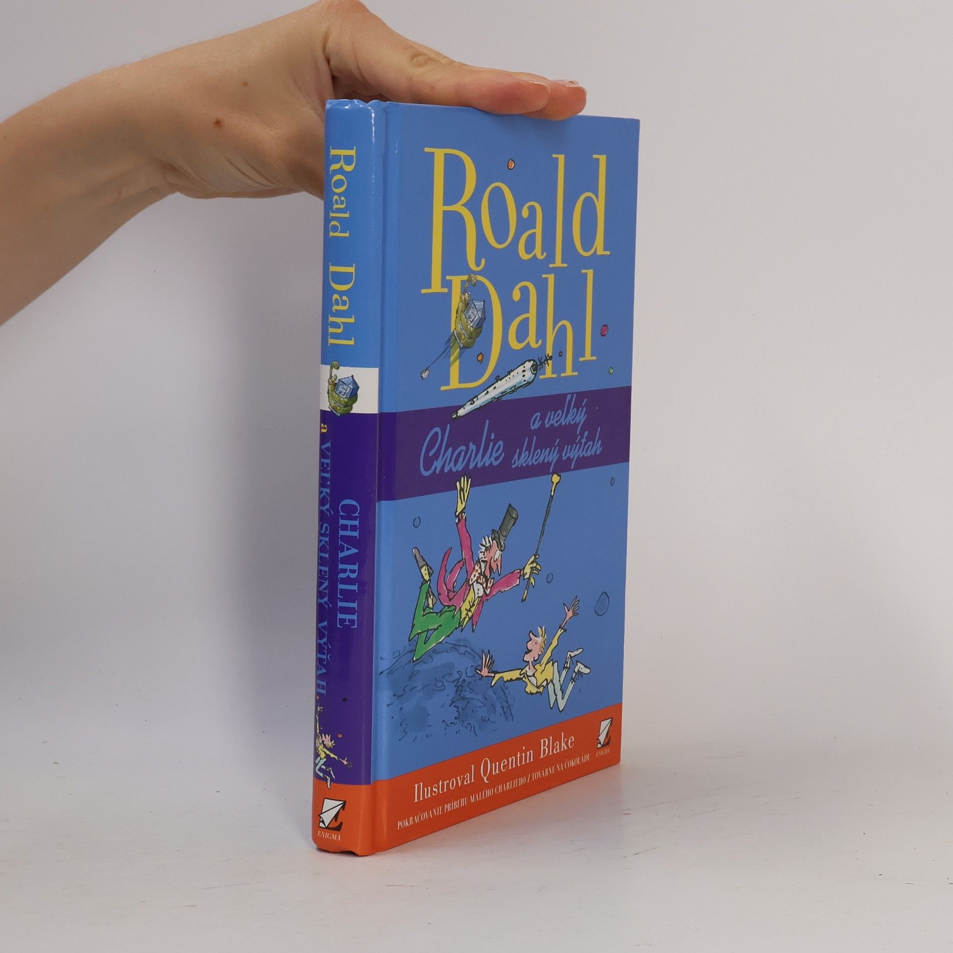 Roald Dahl Charlie a veľký sklený výťah
