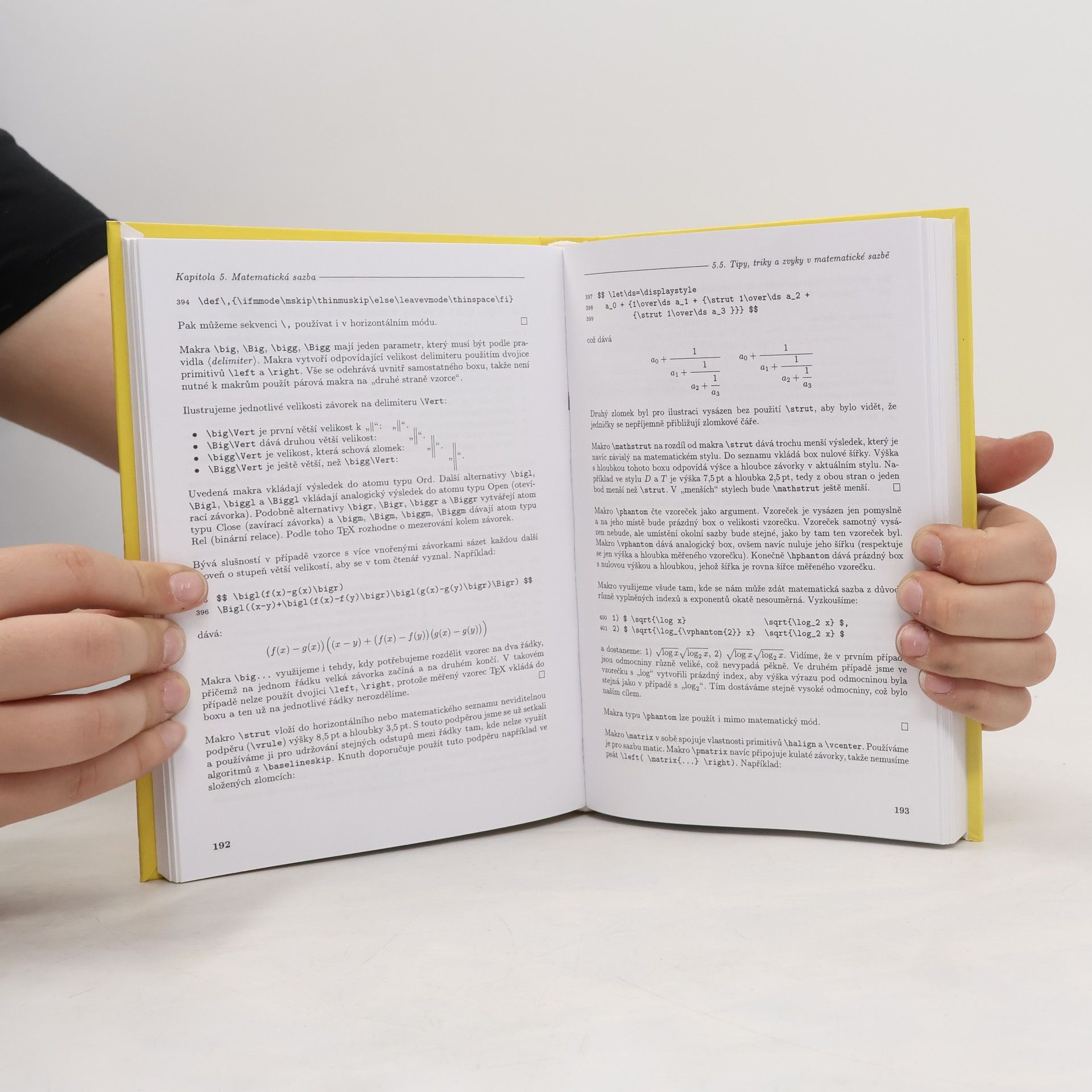 Petr Olšák TEXbook naruby