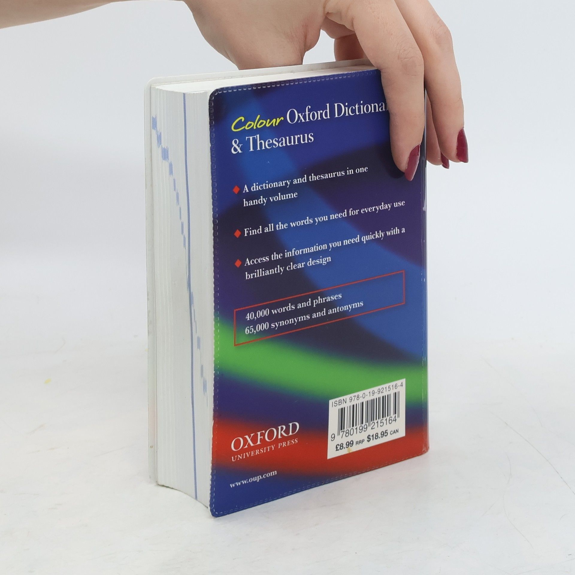Sara Hawker Colour Oxford Dictionary and Thesaurus
