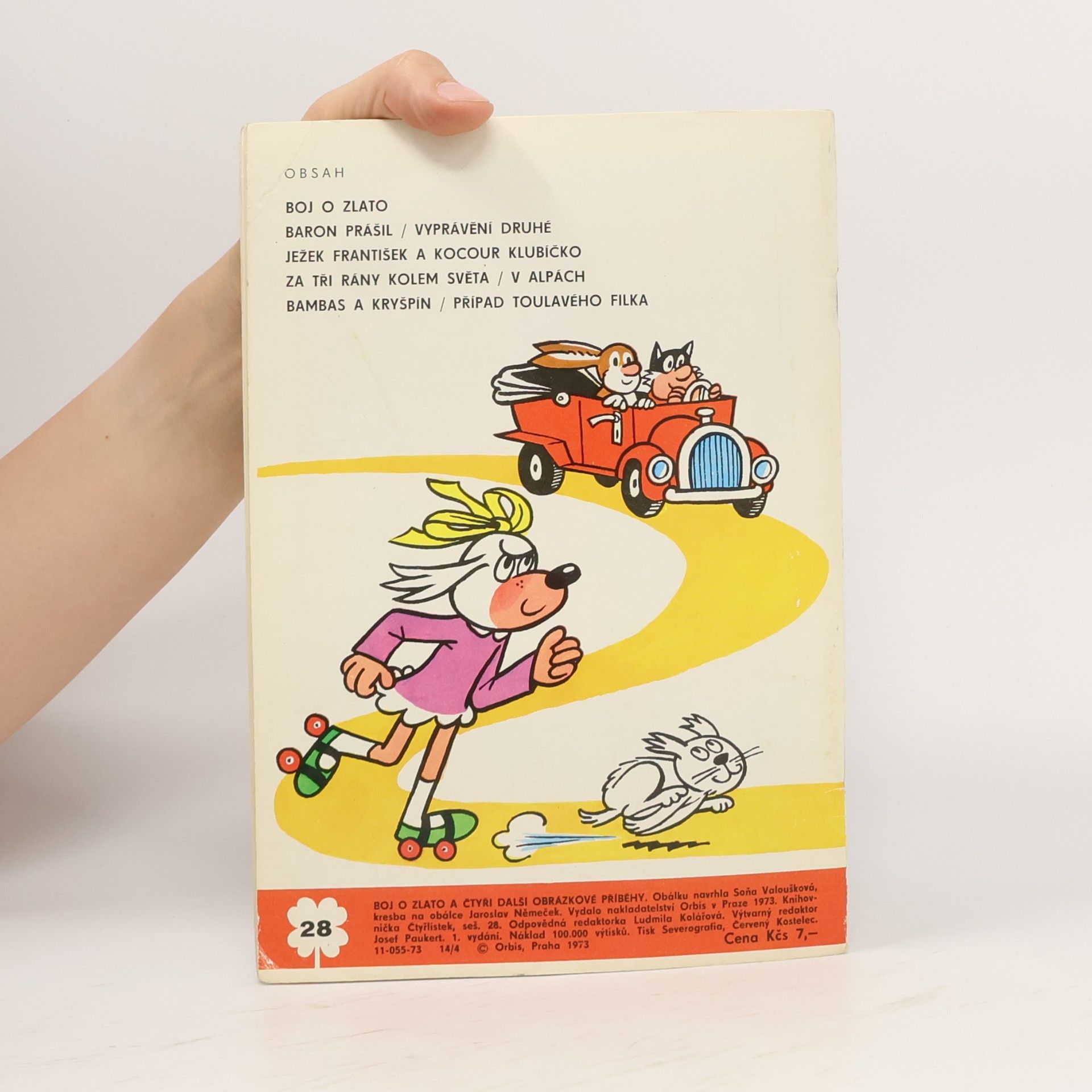 Ljuba Štíplová Čtyřlístek 28. Boj o zlato