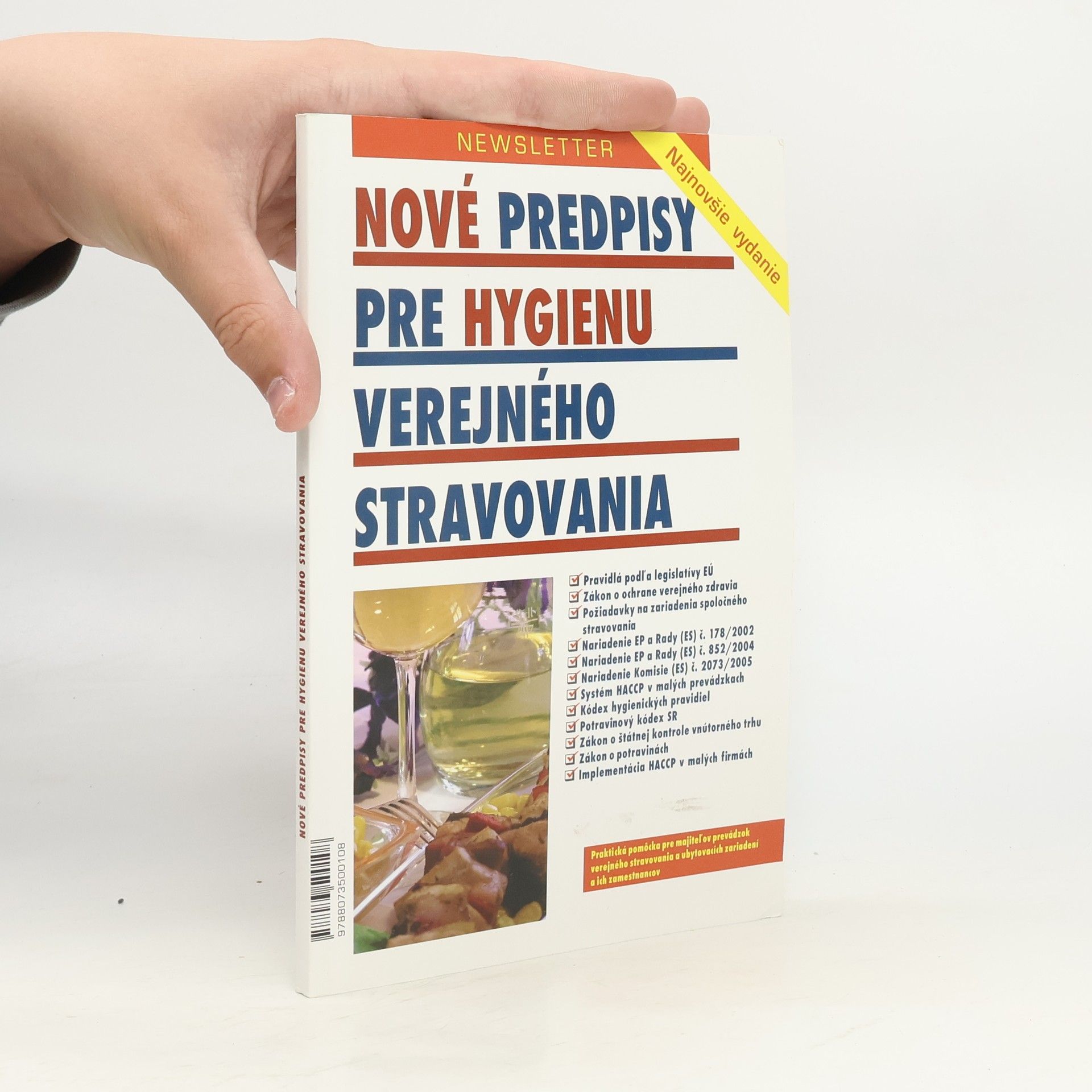 Newsletter Nové predpisy pre hygienu verejného stravovania