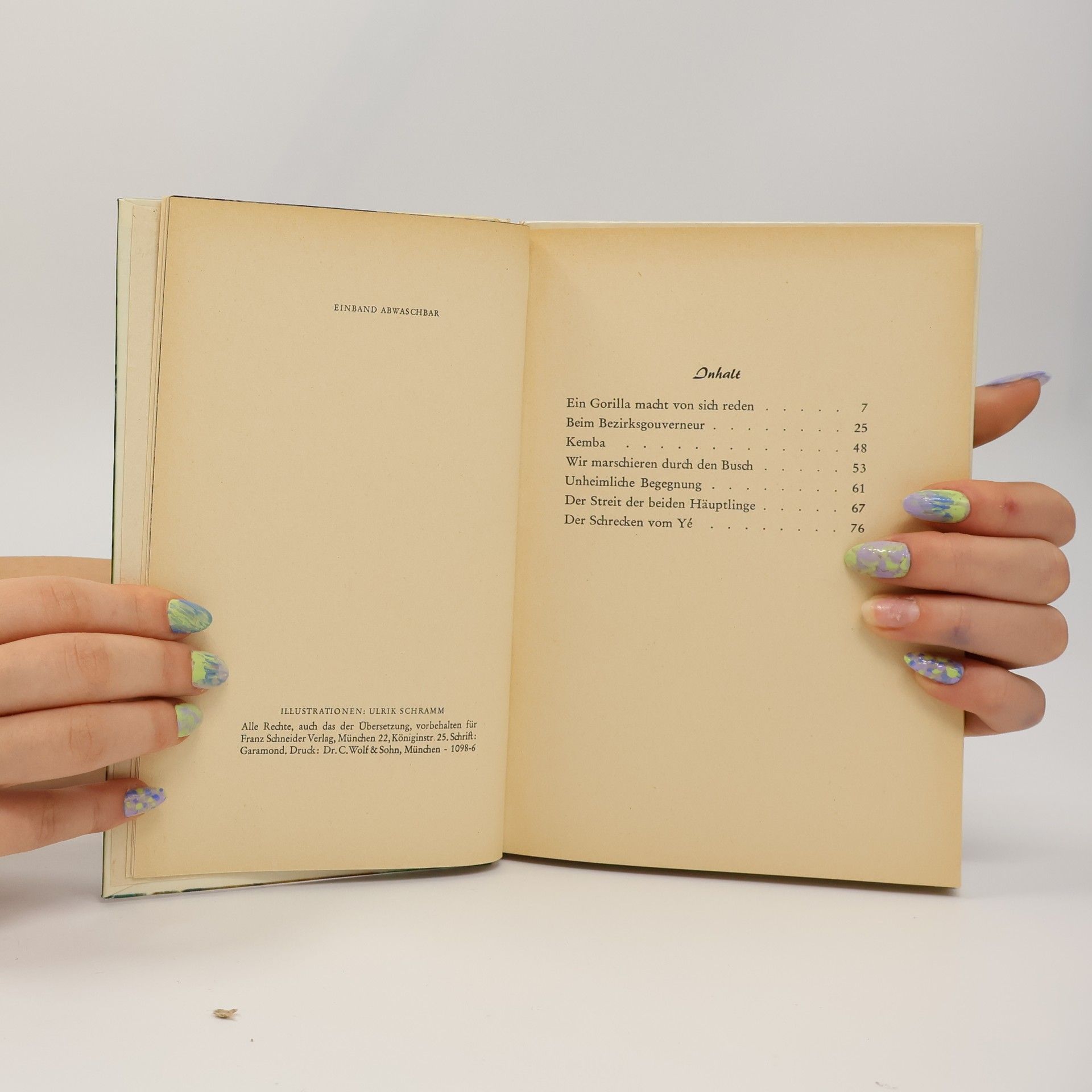 Hans-Otto Meissner Gorilla greift an...