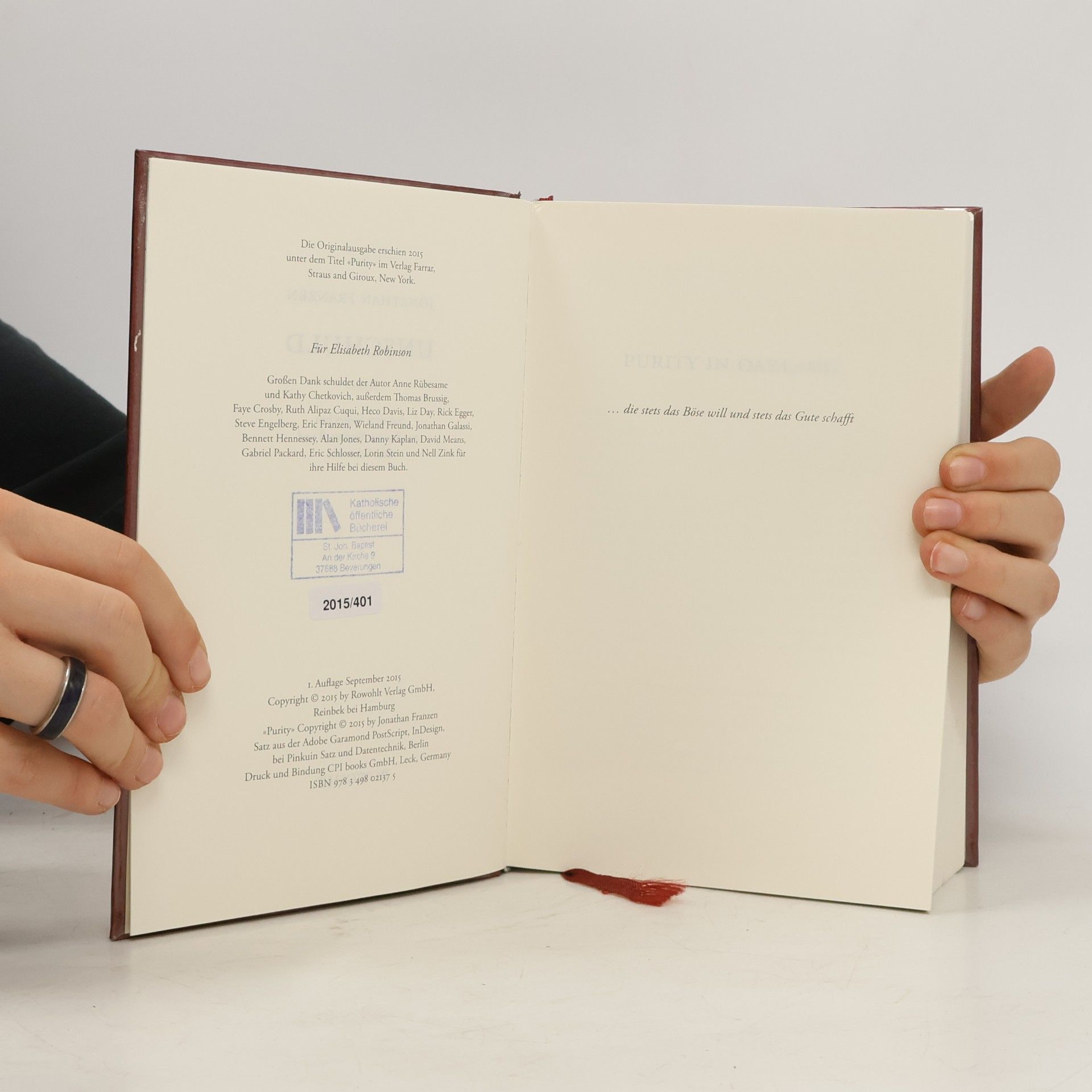 Jonathan Franzen Unschuld