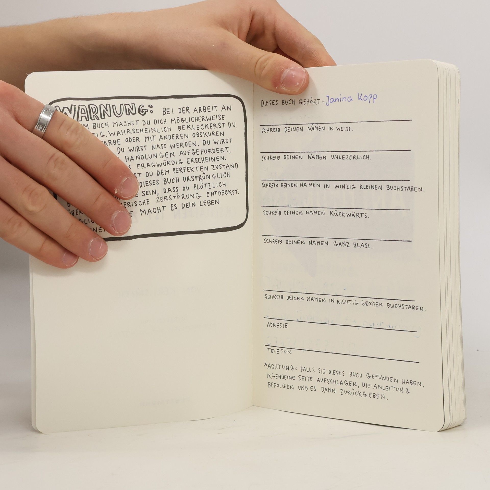 Keri Smith Mach Dieses Buch Fertig