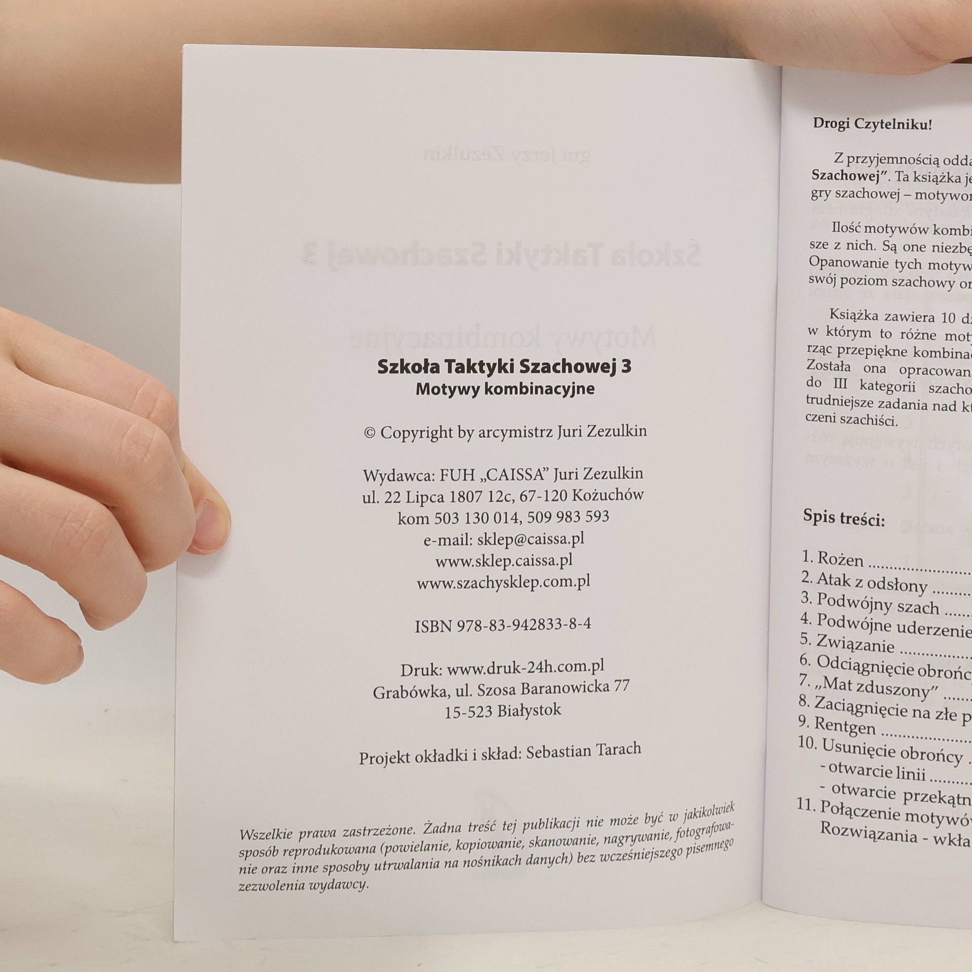 Jerzy Zezulkin Szkoła Taktyki Szachowej 3. Motywy kombinacyjne